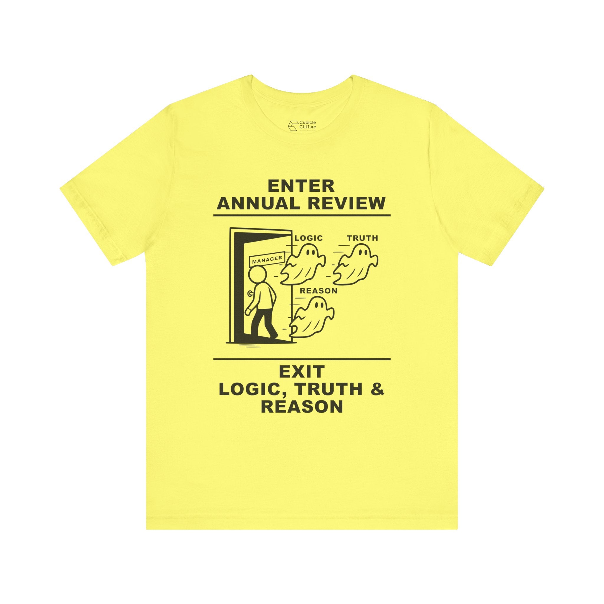 Annual Review T-Shirt – Cliffverse Office Humor Graphic Tee for Corporate Survivors