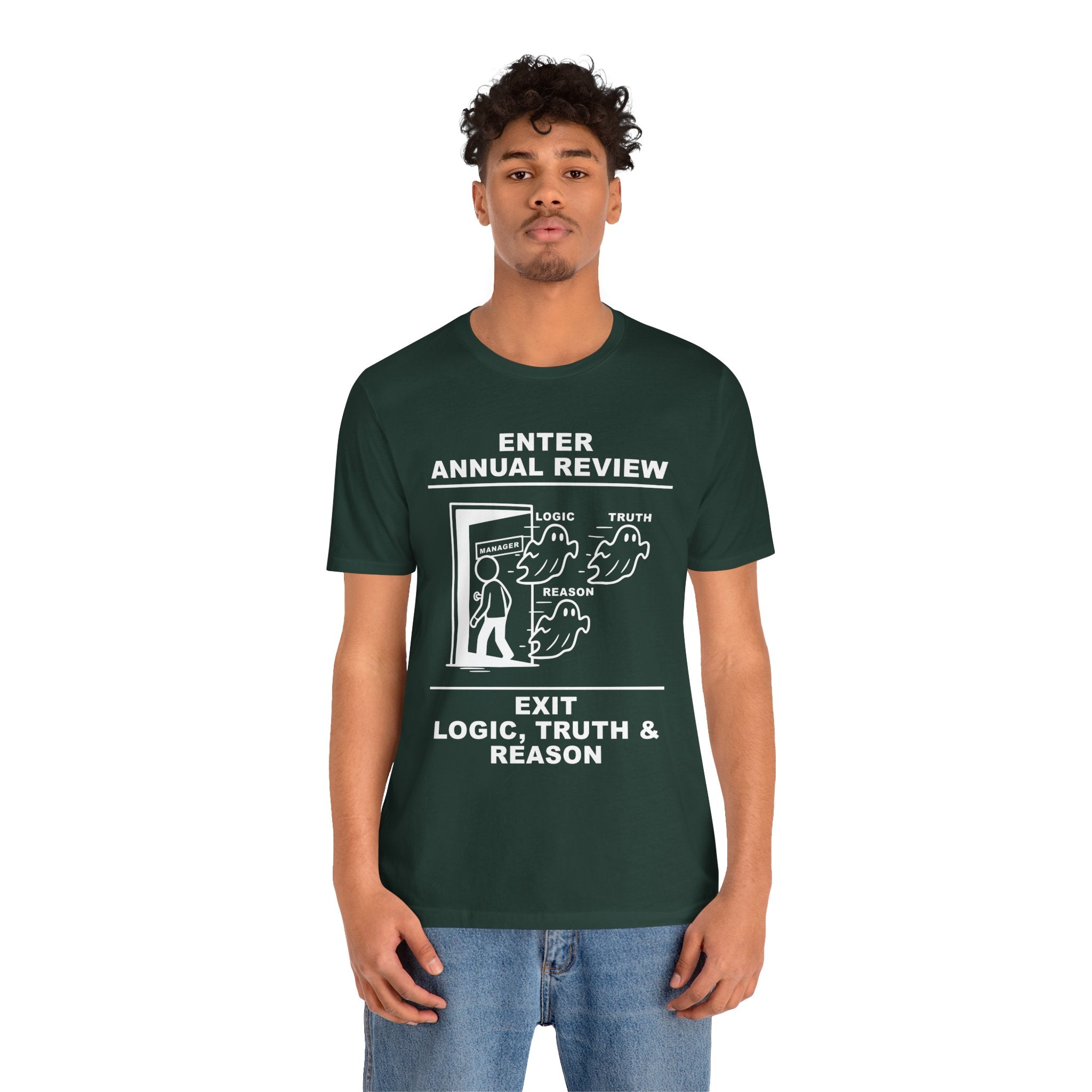 Annual Review T-Shirt – Cliffverse Office Humor Graphic Tee for Corporate Survivors