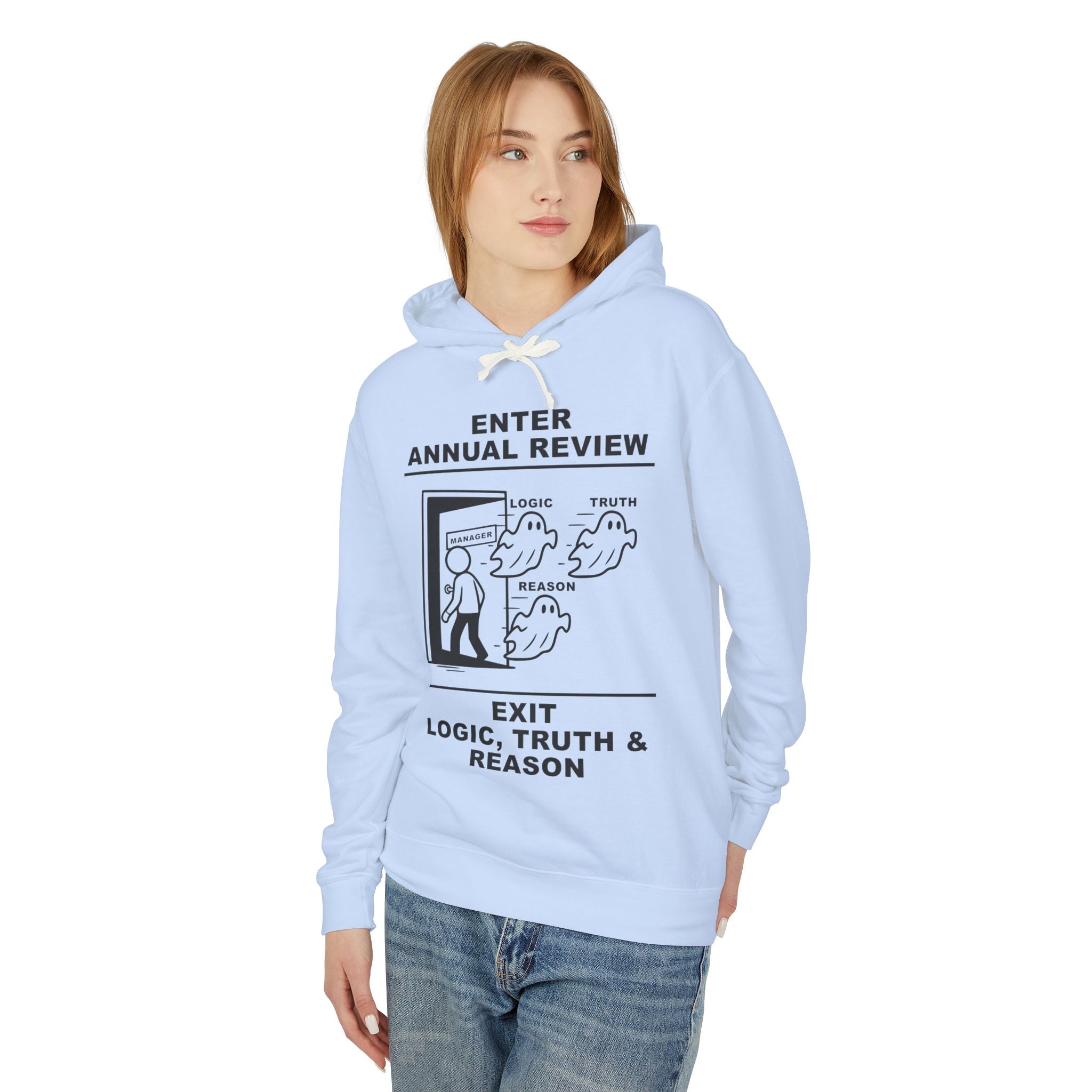 Annual Review Hoodie – Cliffverse Office Humor Hoodie for Corporate Survivors
