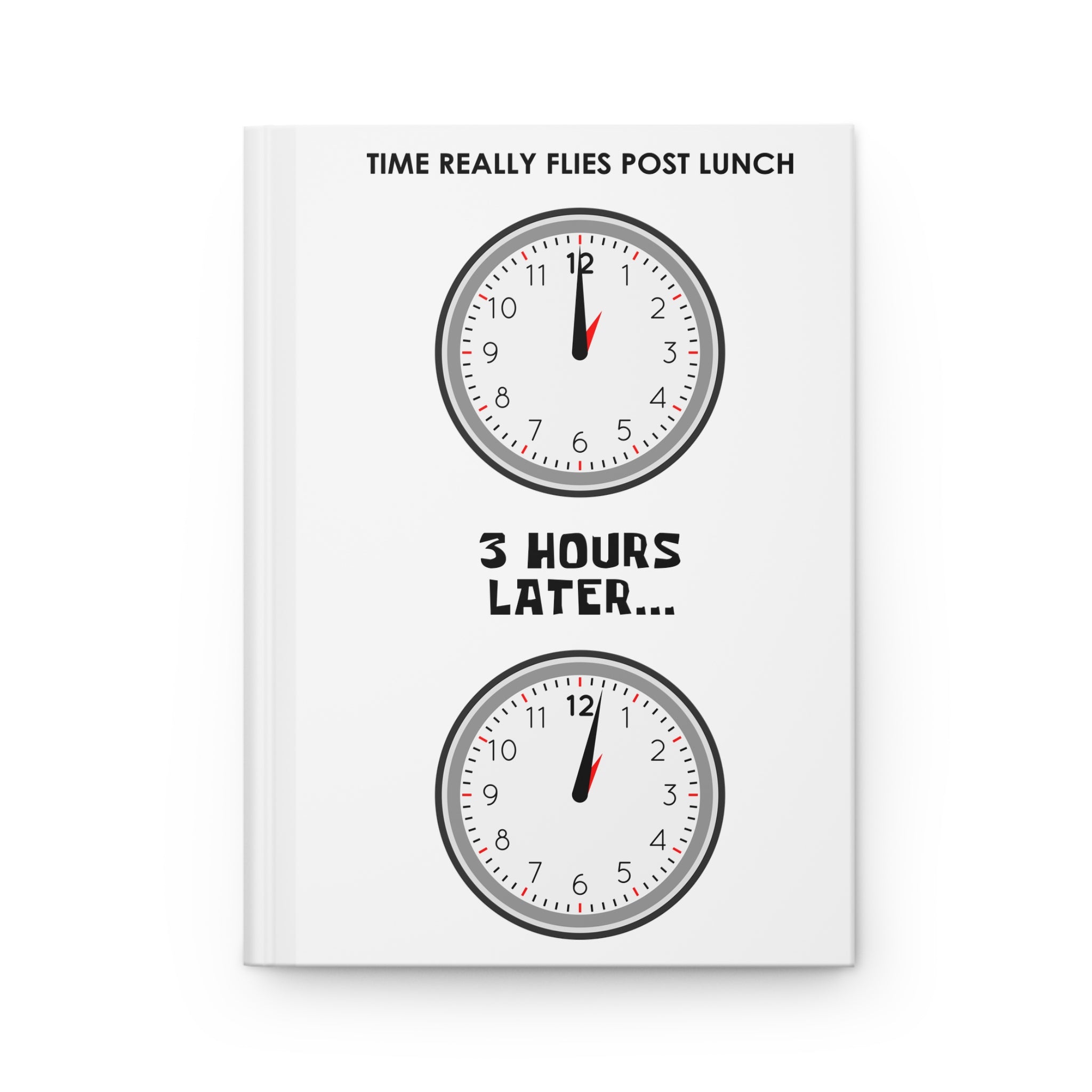 Post Lunch Woe Journal – Dark Humor Afternoon Slump Notebook