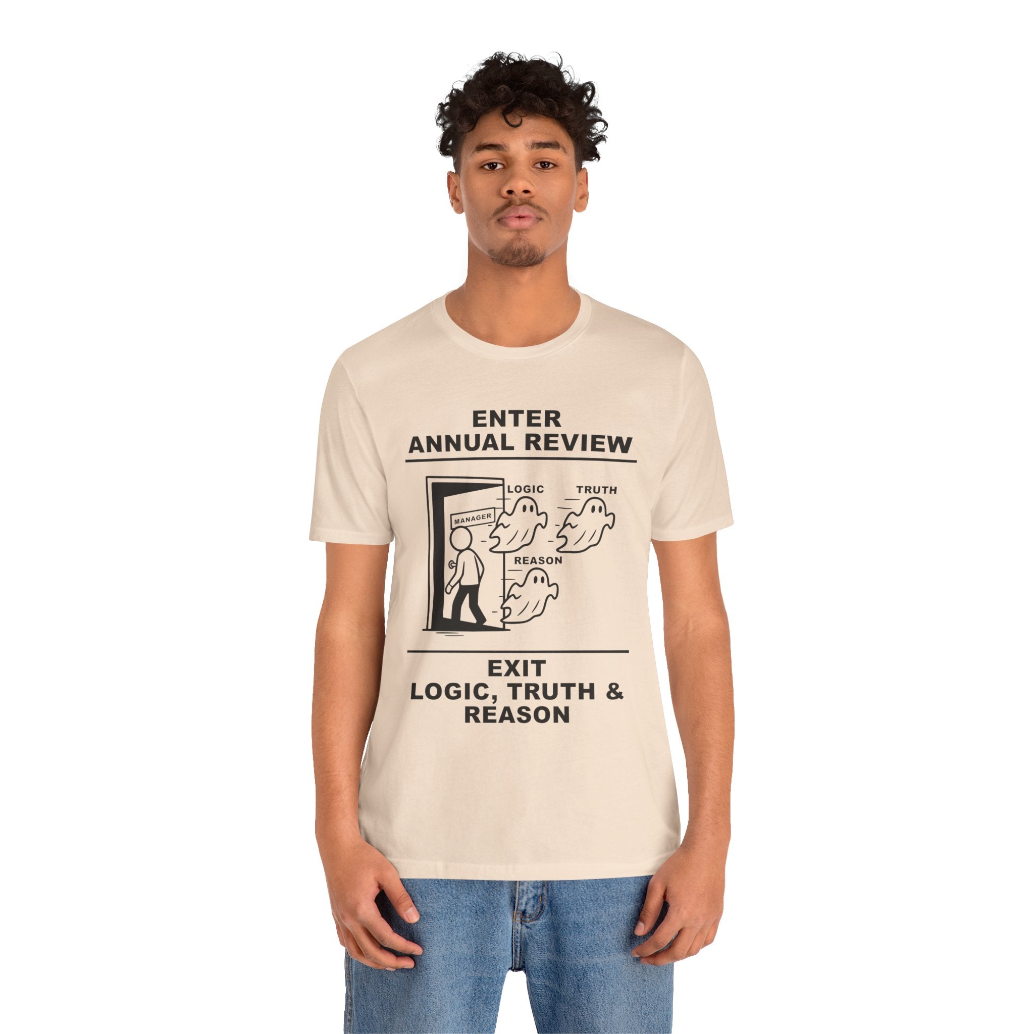 Annual Review T-Shirt – Cliffverse Office Humor Graphic Tee for Corporate Survivors