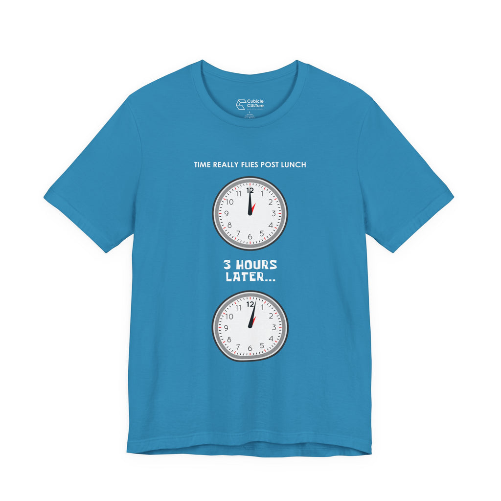 Post Lunch Woe T-Shirt – Dark Humor Afternoon Slump Graphic Tee