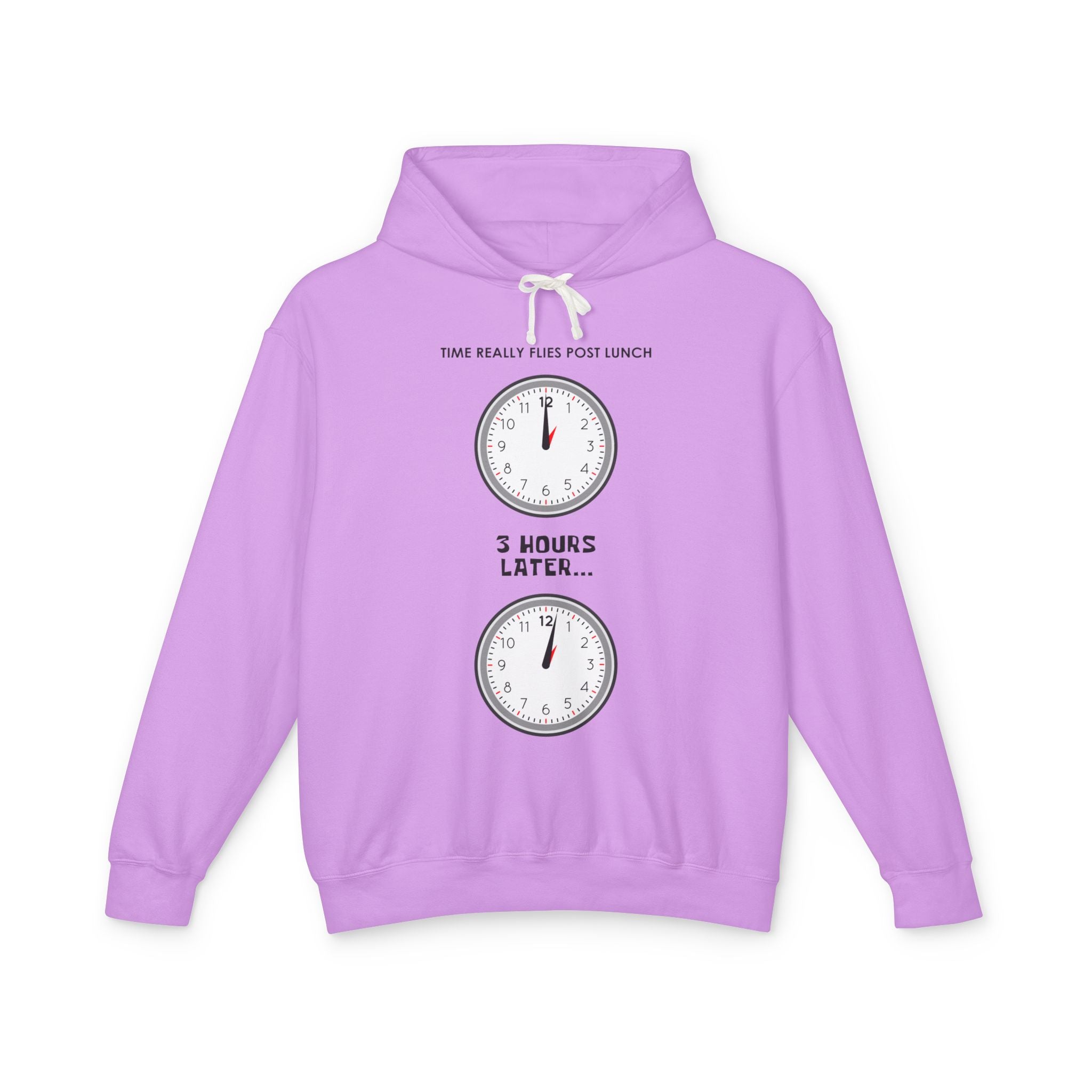 Post Lunch Woe Hoodie – Dark Humor Office Survival Sweatshirt