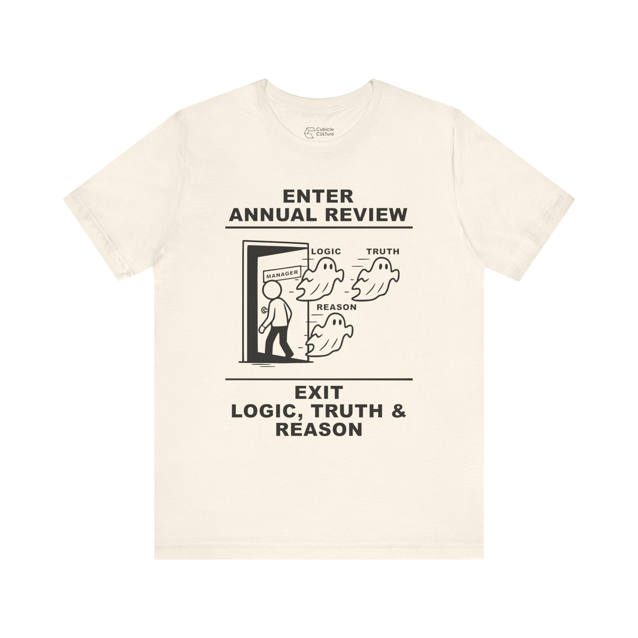 Annual Review T-Shirt – Cliffverse Office Humor Graphic Tee for Corporate Survivors