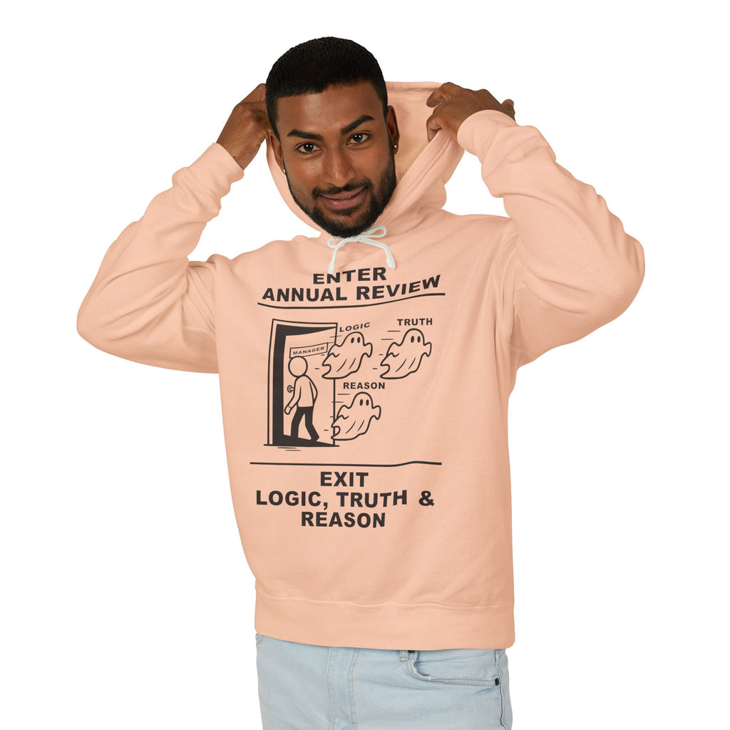 Annual Review Hoodie – Cliffverse Office Humor Hoodie for Corporate Survivors