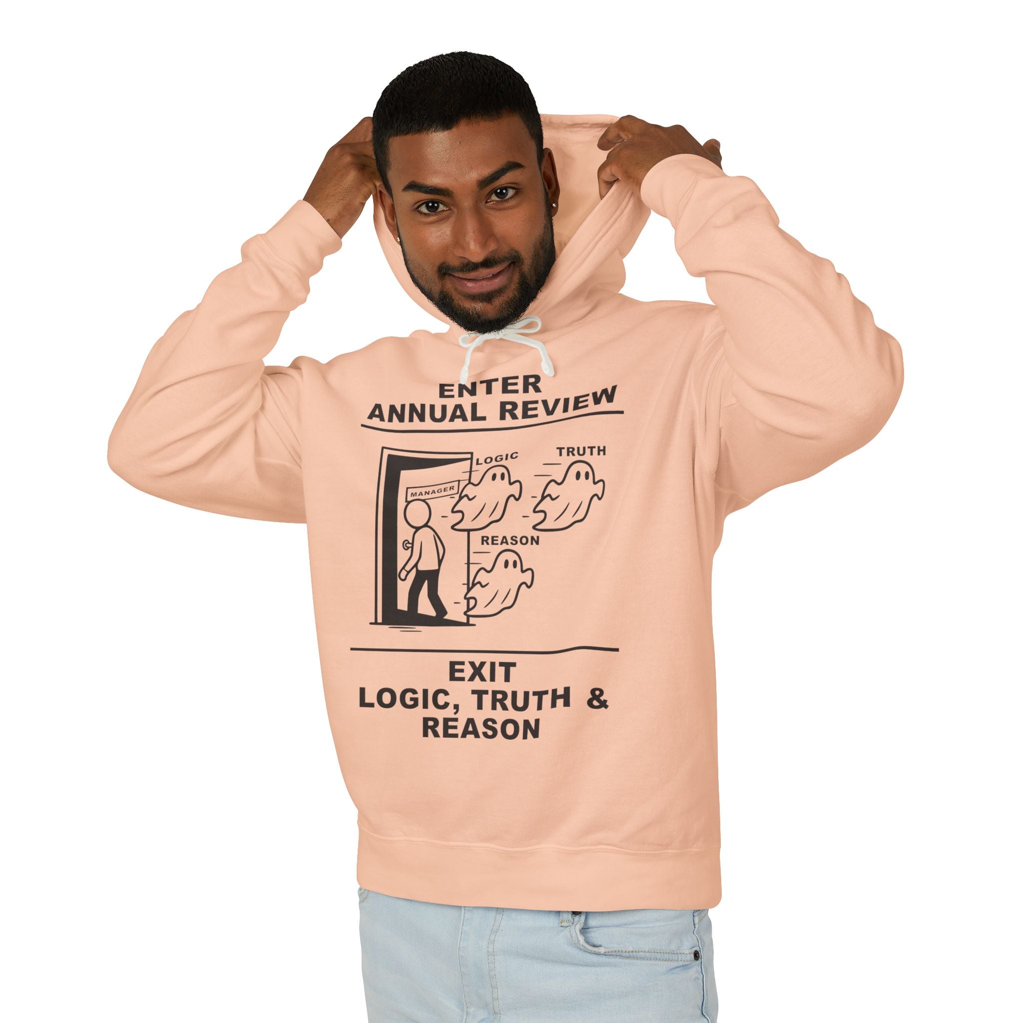 Annual Review Hoodie – Cliffverse Office Humor Hoodie for Corporate Survivors
