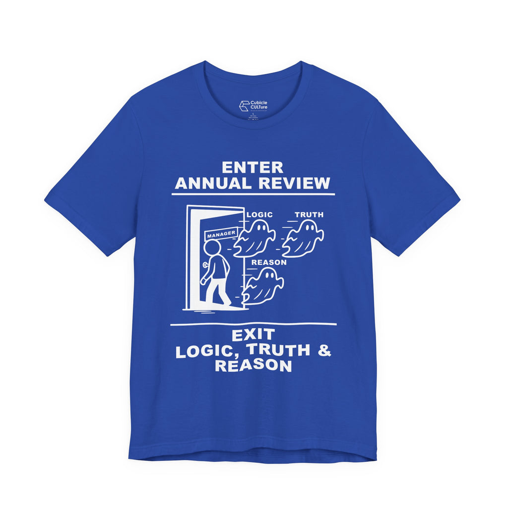 Annual Review T-Shirt – Cliffverse Office Humor Graphic Tee for Corporate Survivors
