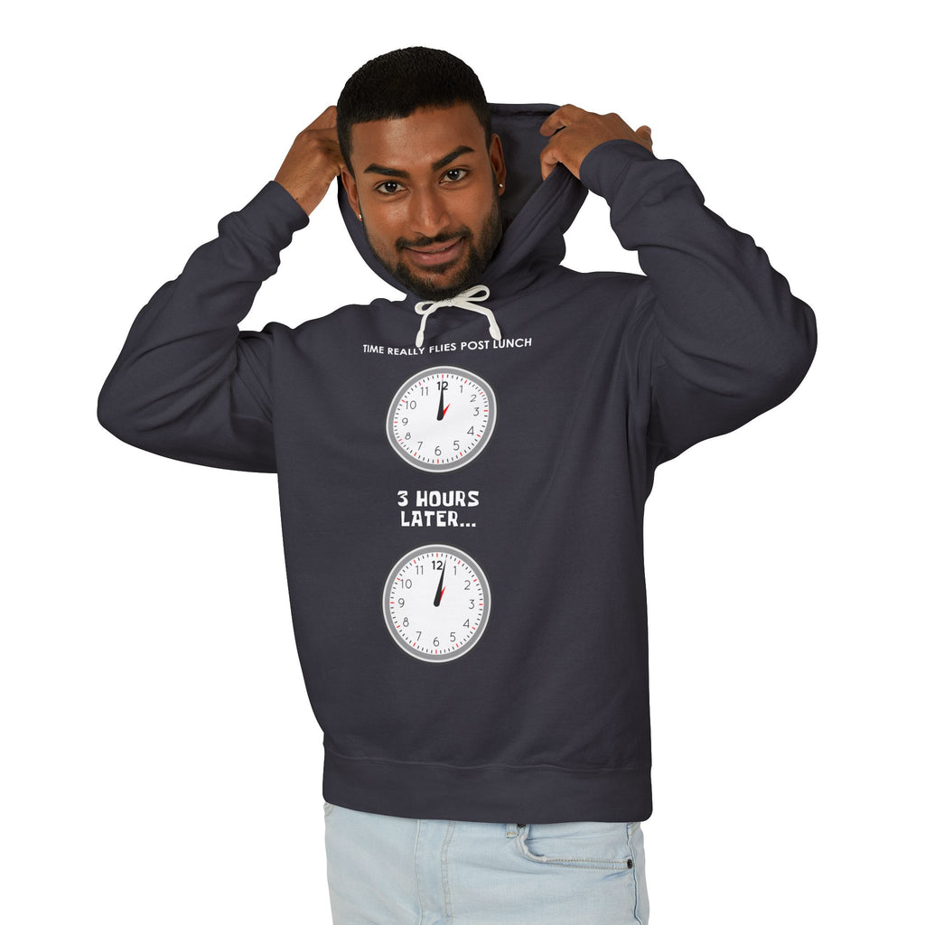 Post Lunch Woe Hoodie – Dark Humor Office Survival Sweatshirt