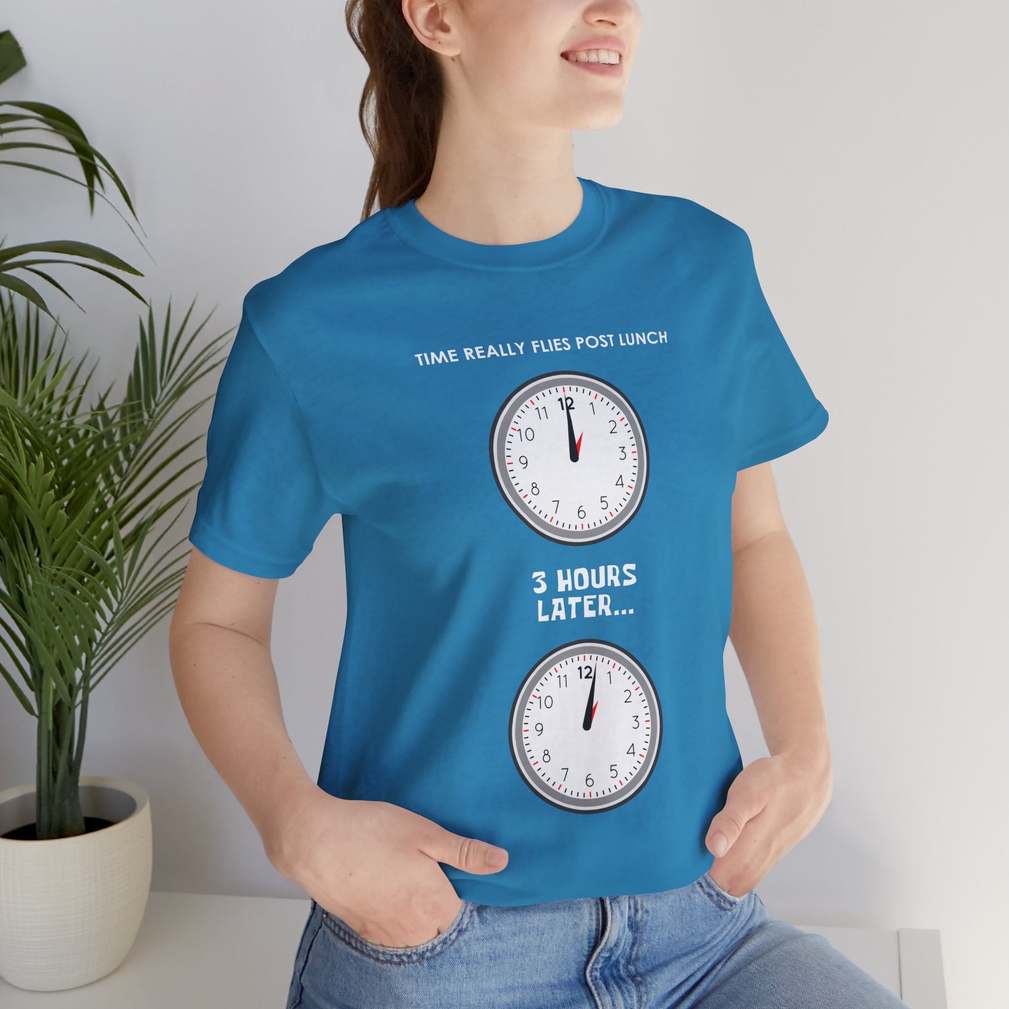Post Lunch Woe T-Shirt – Dark Humor Afternoon Slump Graphic Tee