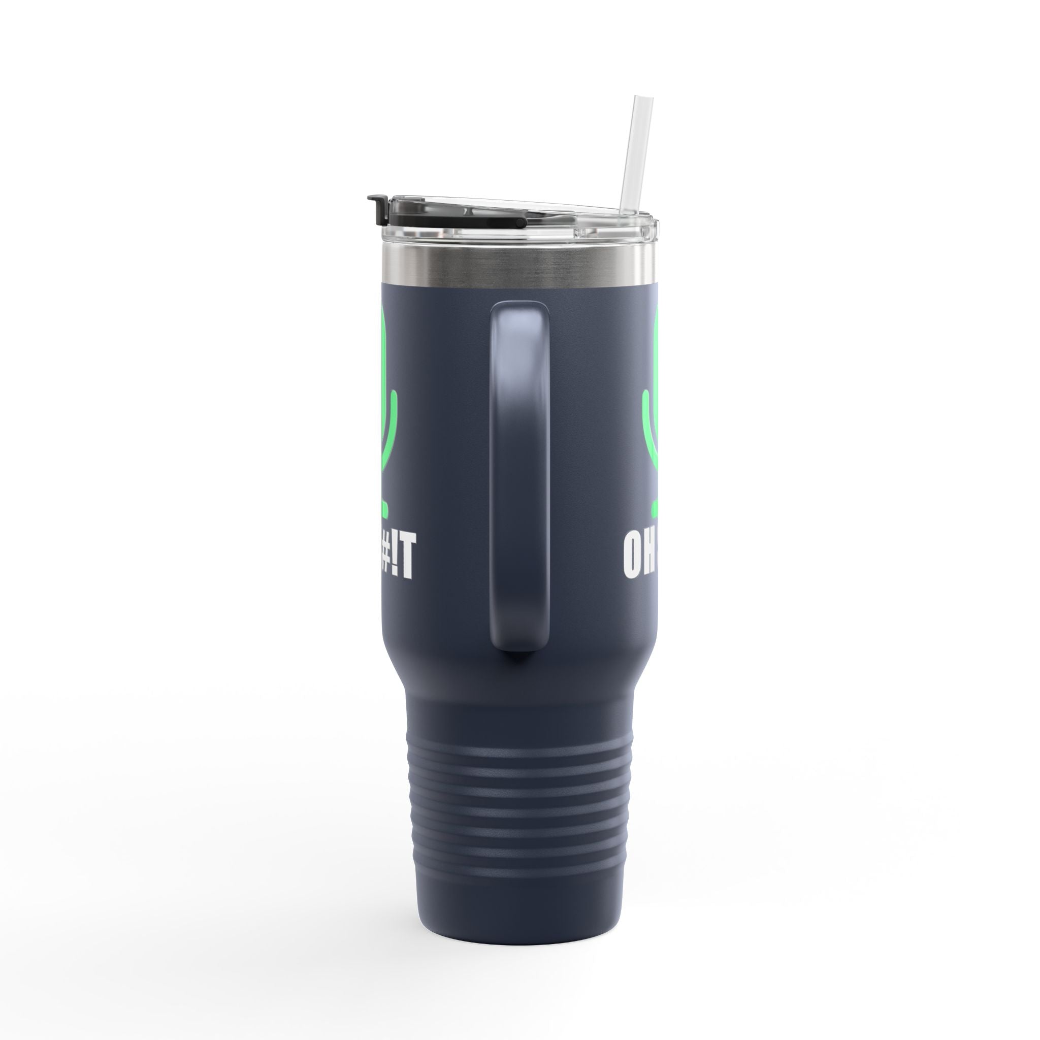 OH S#!T Travel Mug – Hot Mic Zoom Meeting Horror Tumbler