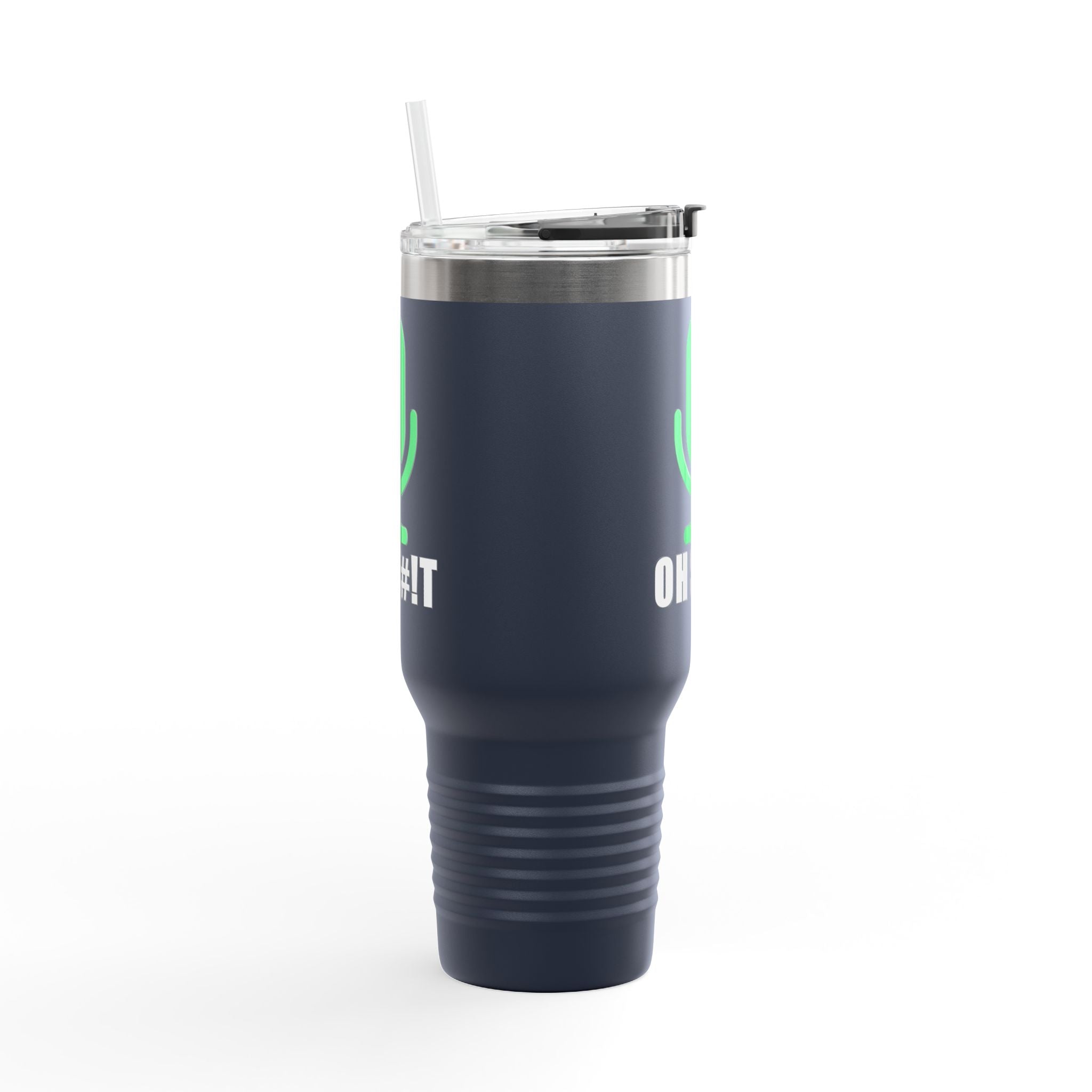 OH S#!T Travel Mug – Hot Mic Zoom Meeting Horror Tumbler