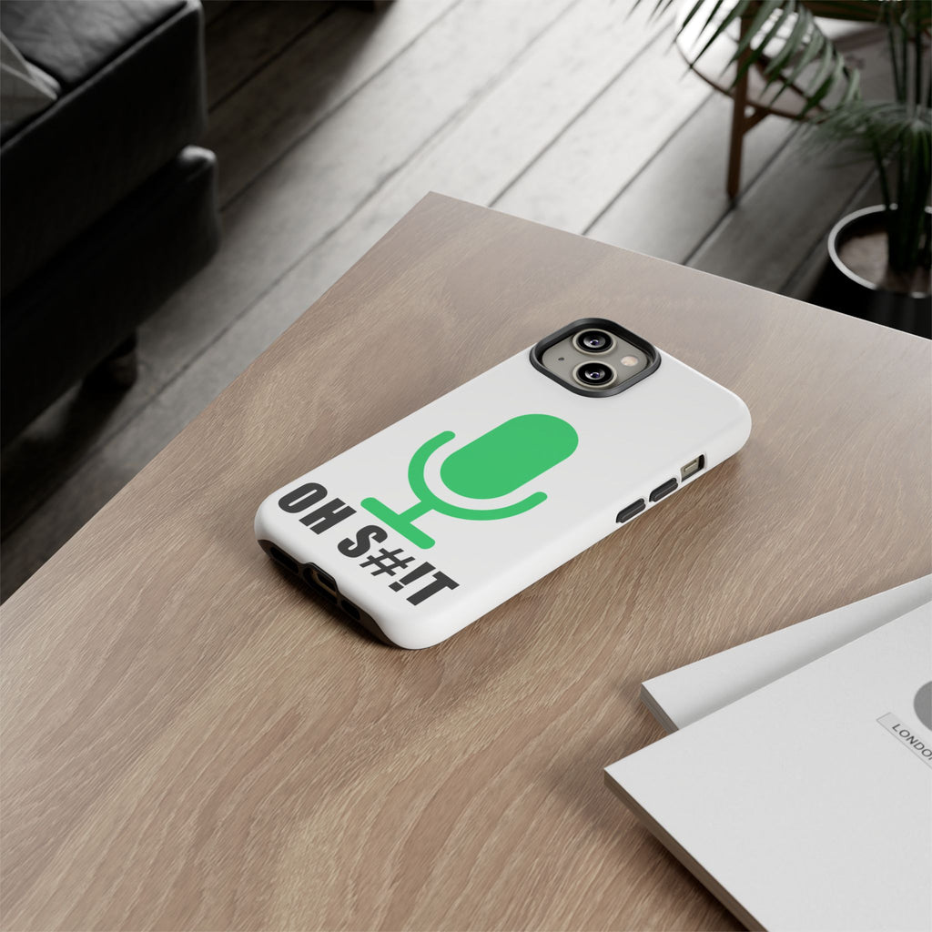 OH S#!T Phone Case – Hot Mic Zoom Meeting Horror Mobile Cover