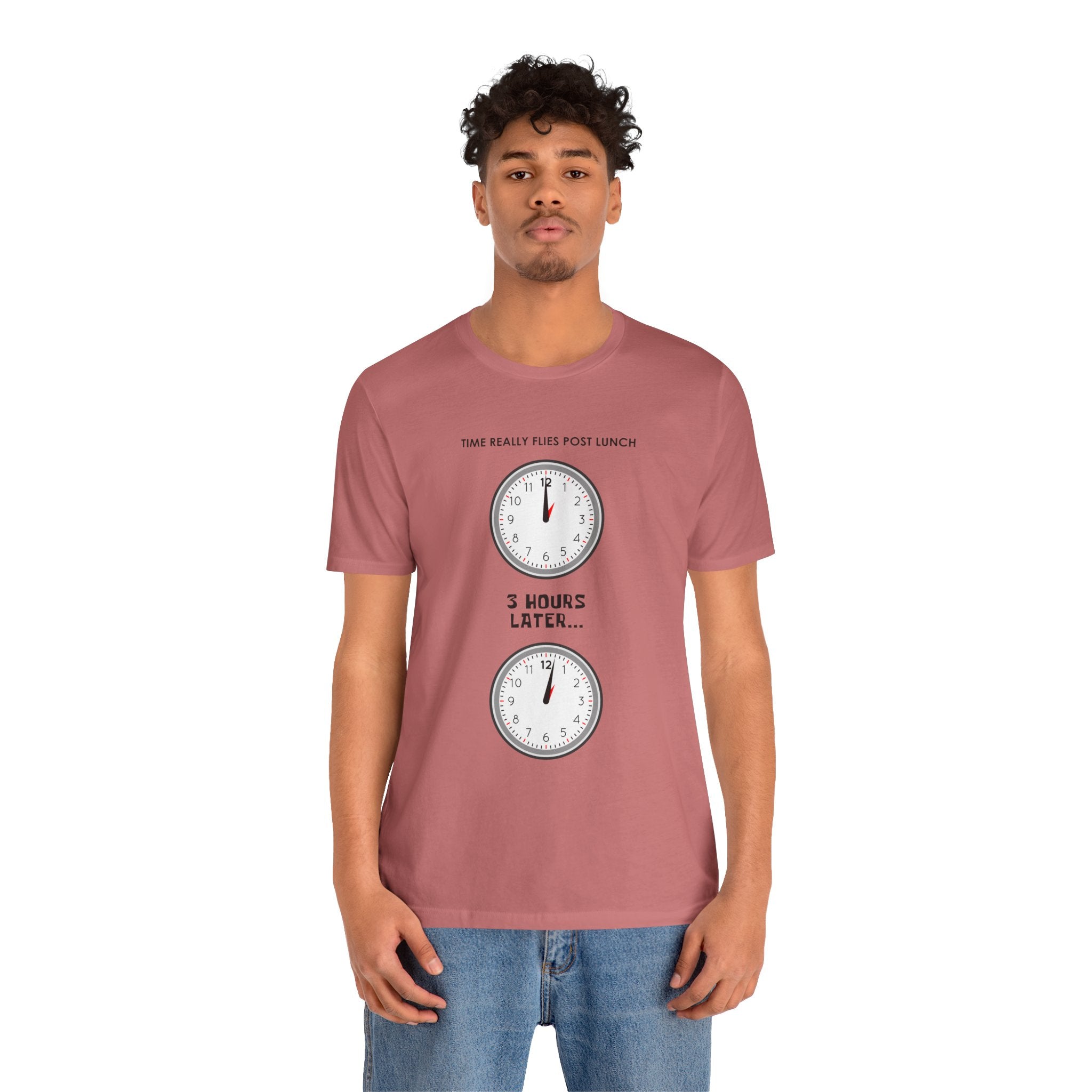 Post Lunch Woe T-Shirt – Dark Humor Afternoon Slump Graphic Tee
