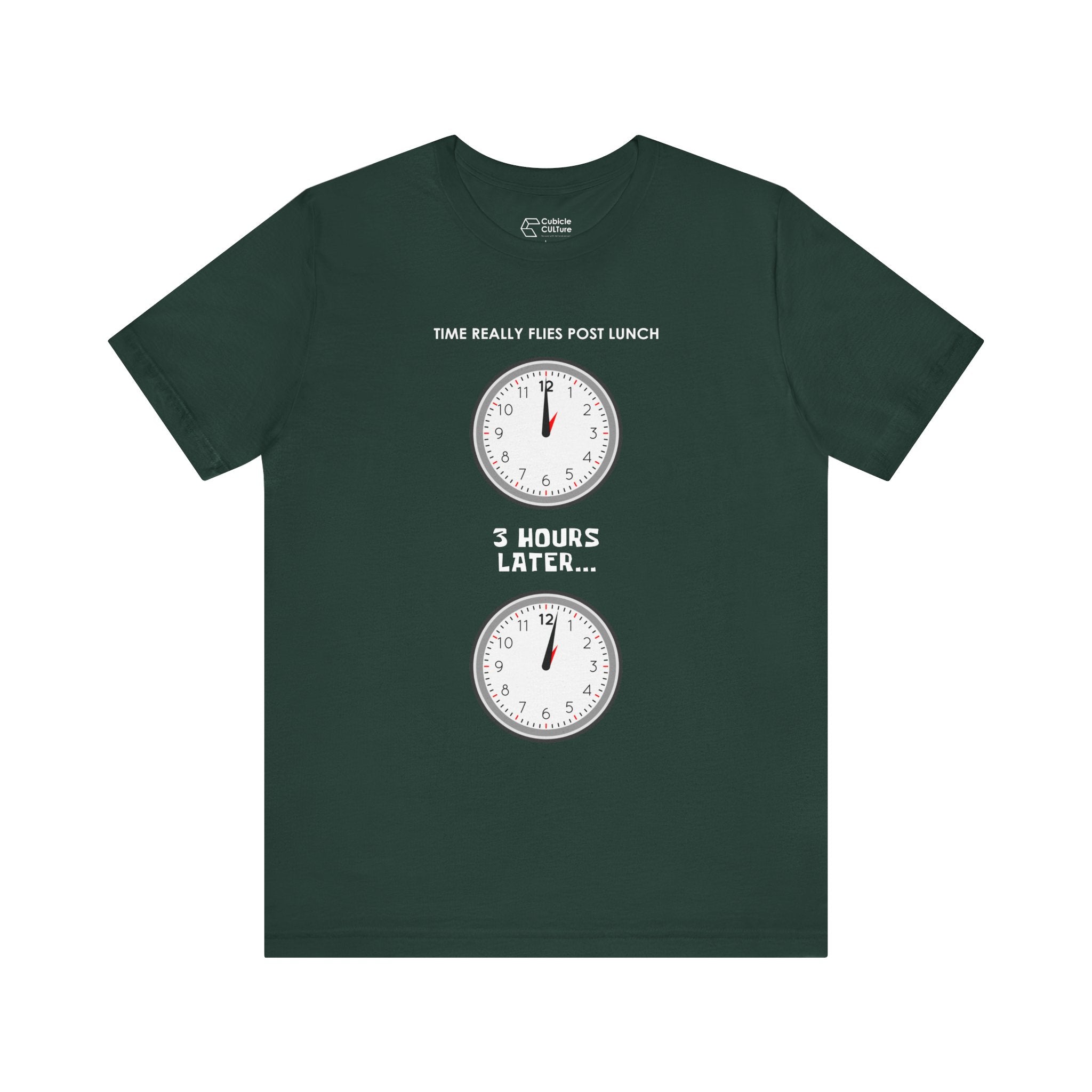 Post Lunch Woe T-Shirt – Dark Humor Afternoon Slump Graphic Tee