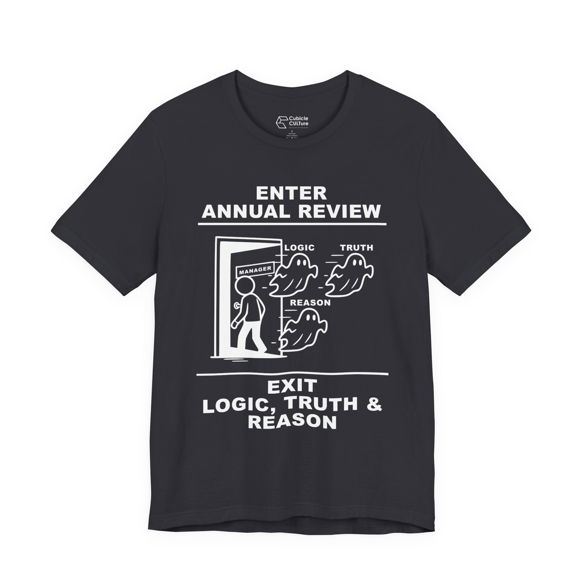 Annual Review T-Shirt – Cliffverse Office Humor Graphic Tee for Corporate Survivors