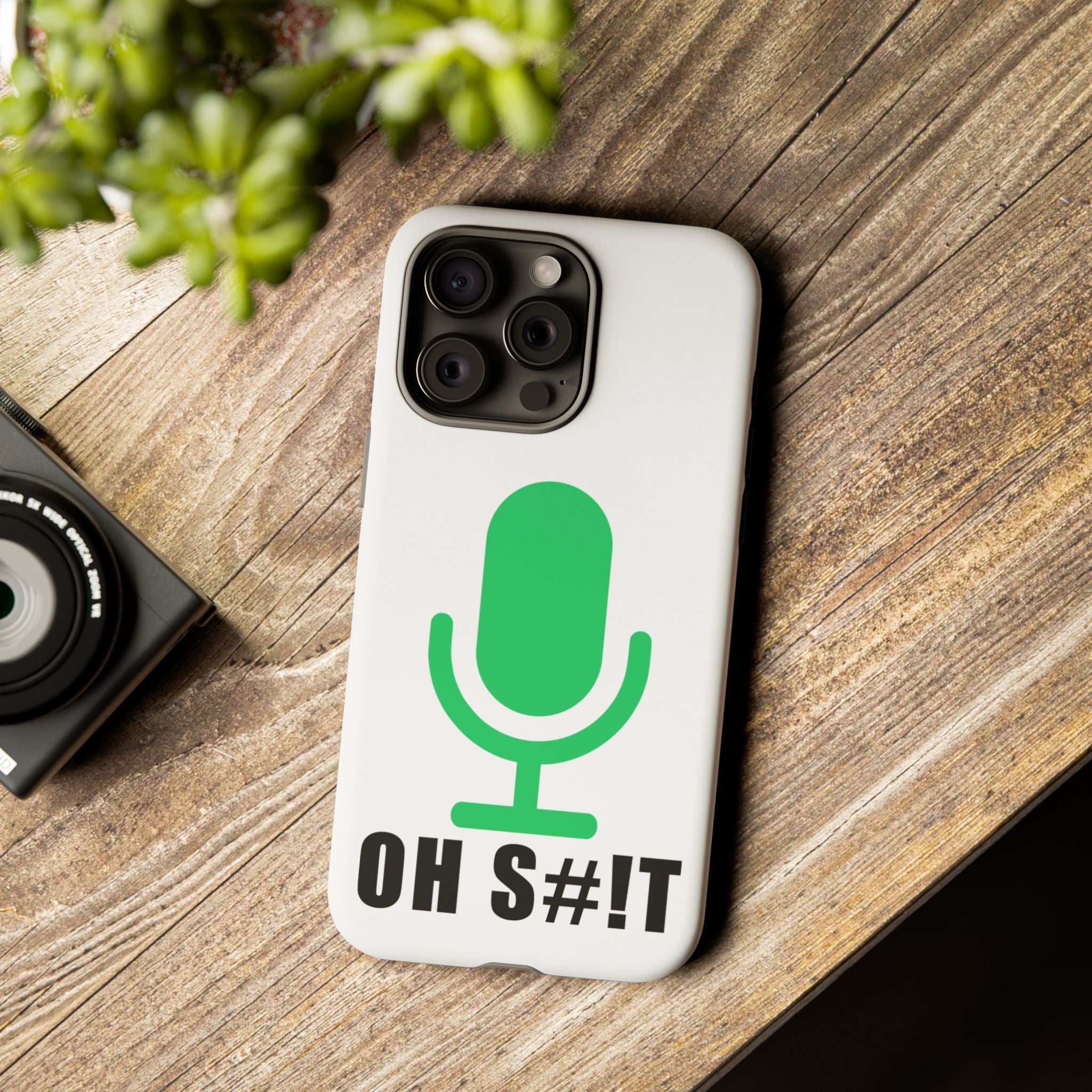 OH S#!T Phone Case – Hot Mic Zoom Meeting Horror Mobile Cover