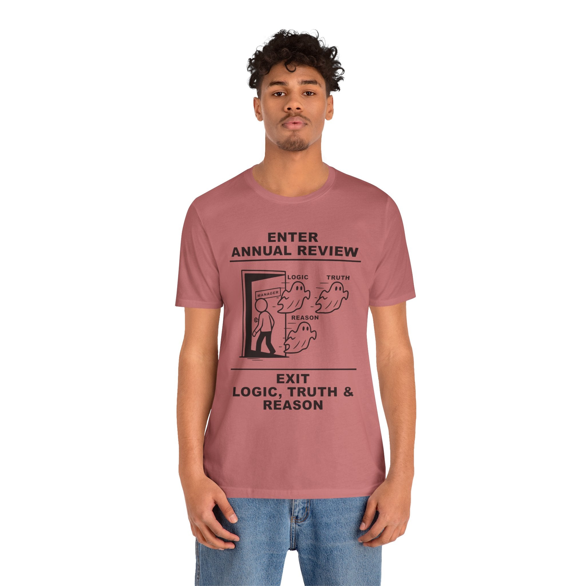 Annual Review T-Shirt – Cliffverse Office Humor Graphic Tee for Corporate Survivors