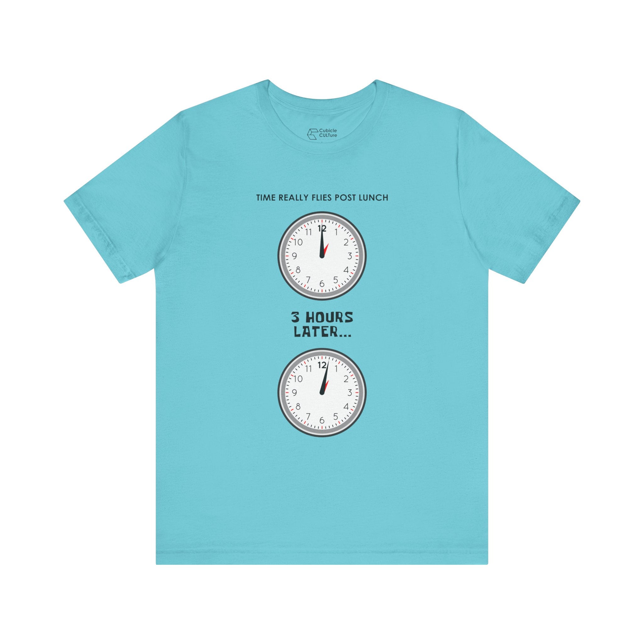 Post Lunch Woe T-Shirt – Dark Humor Afternoon Slump Graphic Tee