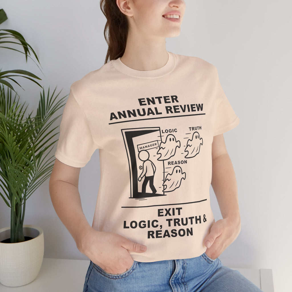 Annual Review T-Shirt – Cliffverse Office Humor Graphic Tee for Corporate Survivors