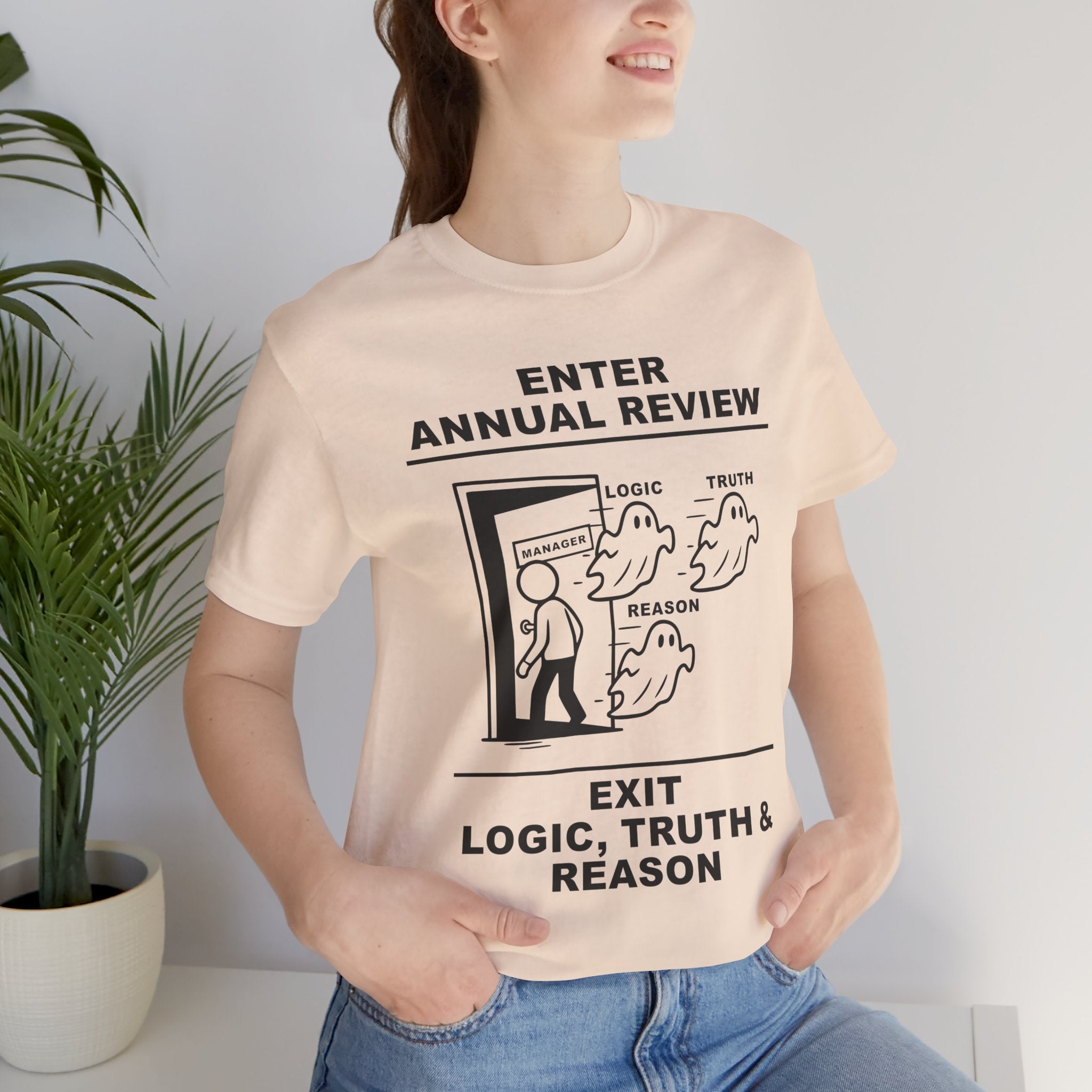 Annual Review T-Shirt – Cliffverse Office Humor Graphic Tee for Corporate Survivors