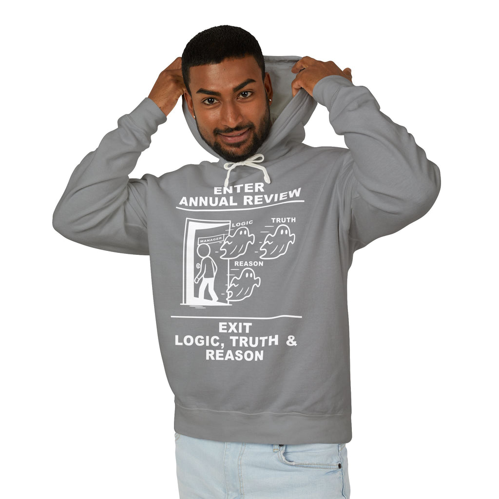 Annual Review Hoodie – Cliffverse Office Humor Hoodie for Corporate Survivors