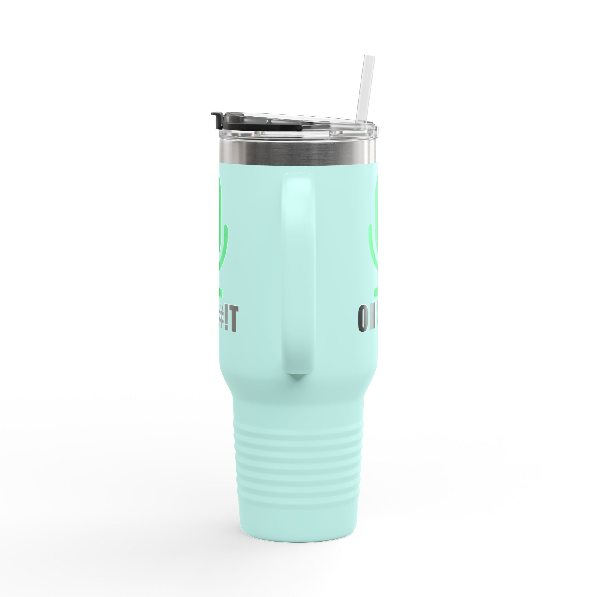 OH S#!T Travel Mug – Hot Mic Zoom Meeting Horror Tumbler