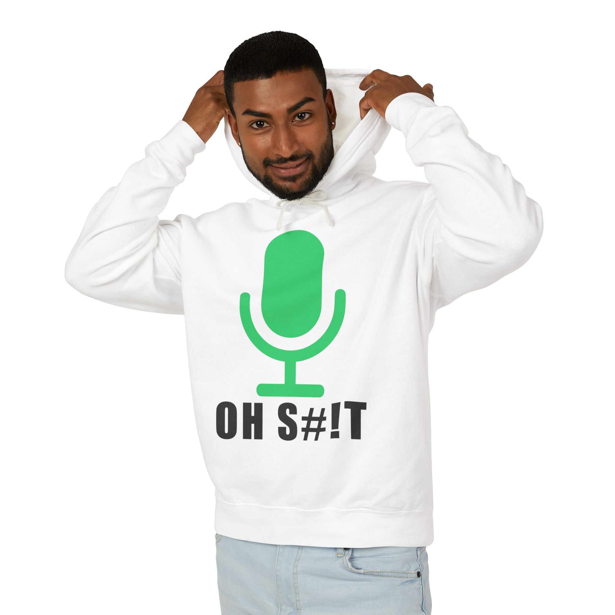 OH S#!T Hoodie – Hot Mic Zoom Meeting Horror Sweatshirt