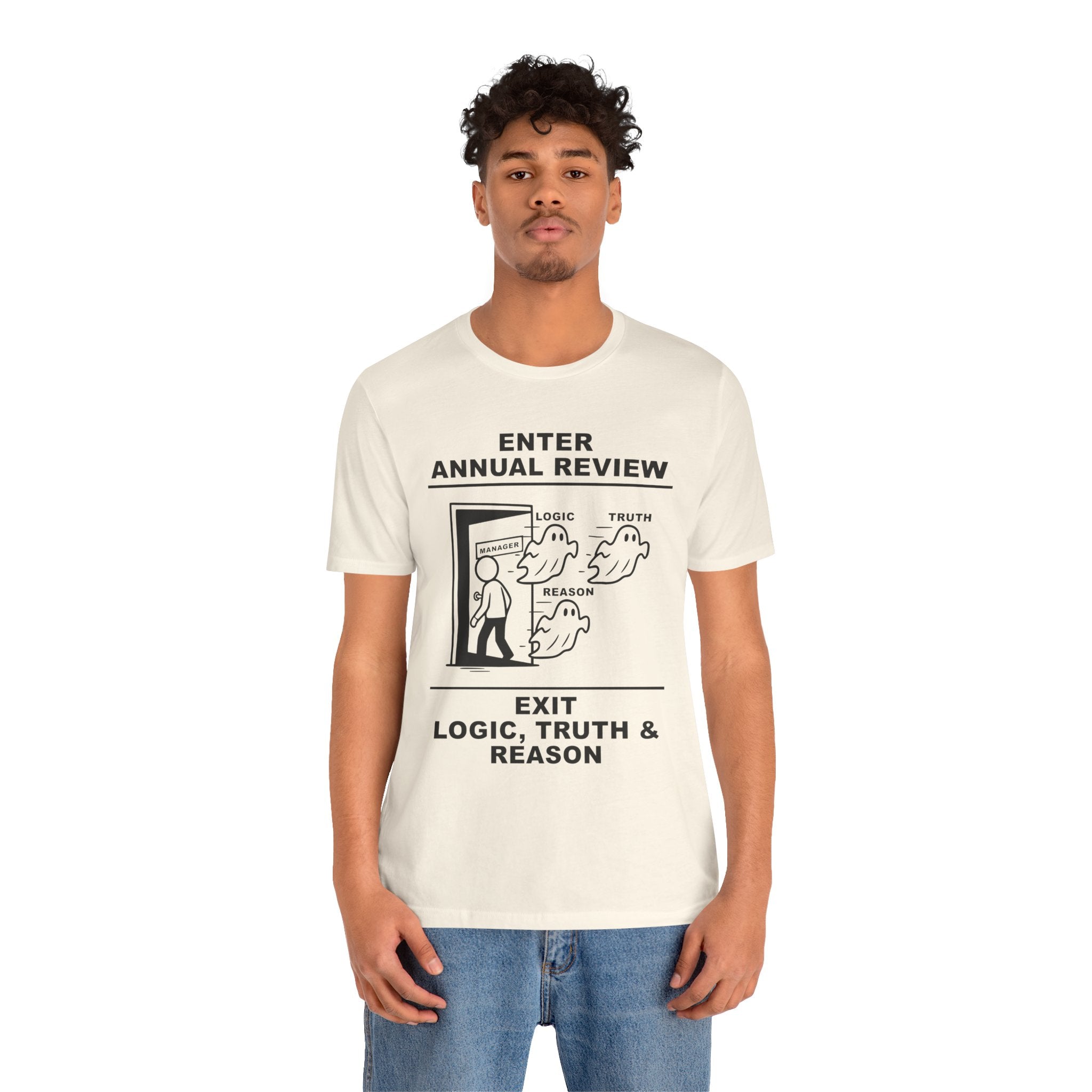Annual Review T-Shirt – Cliffverse Office Humor Graphic Tee for Corporate Survivors