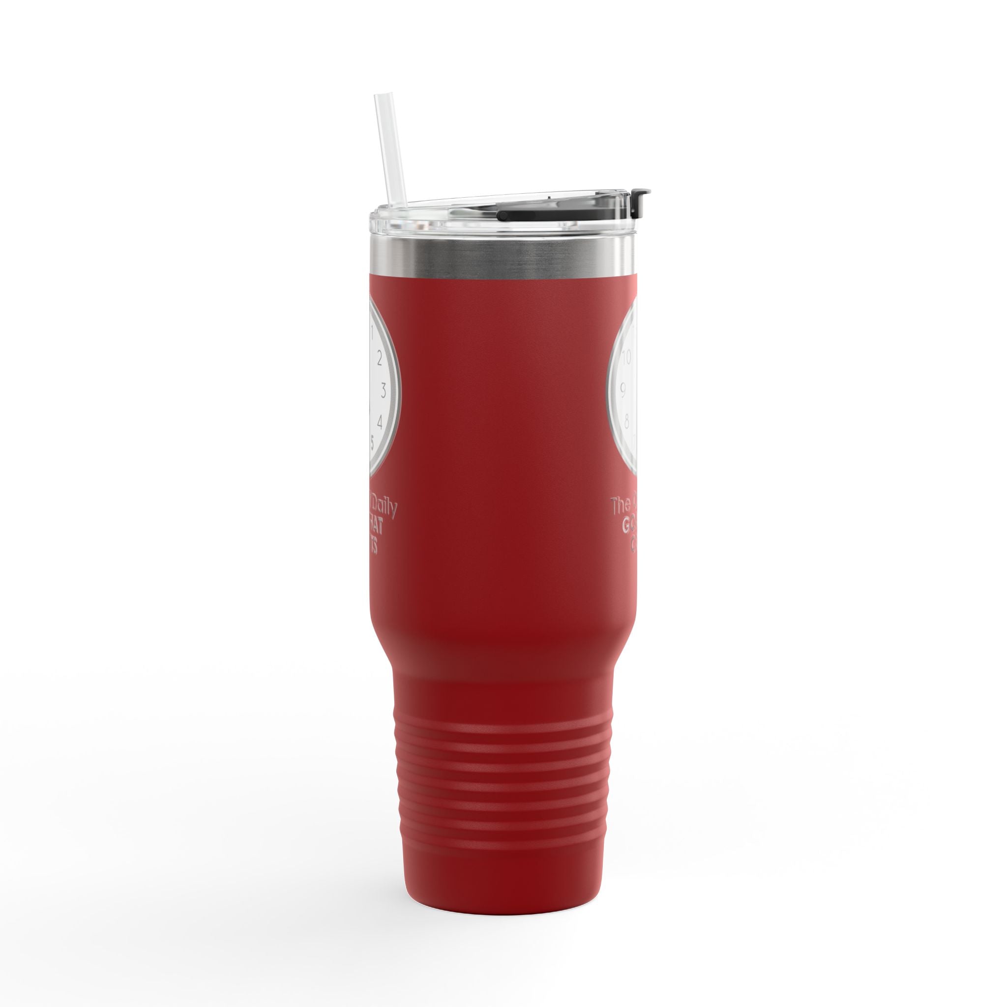 5 O’Clock Daily Goal Travel Mug – Dark Humor Office Survival Tumbler