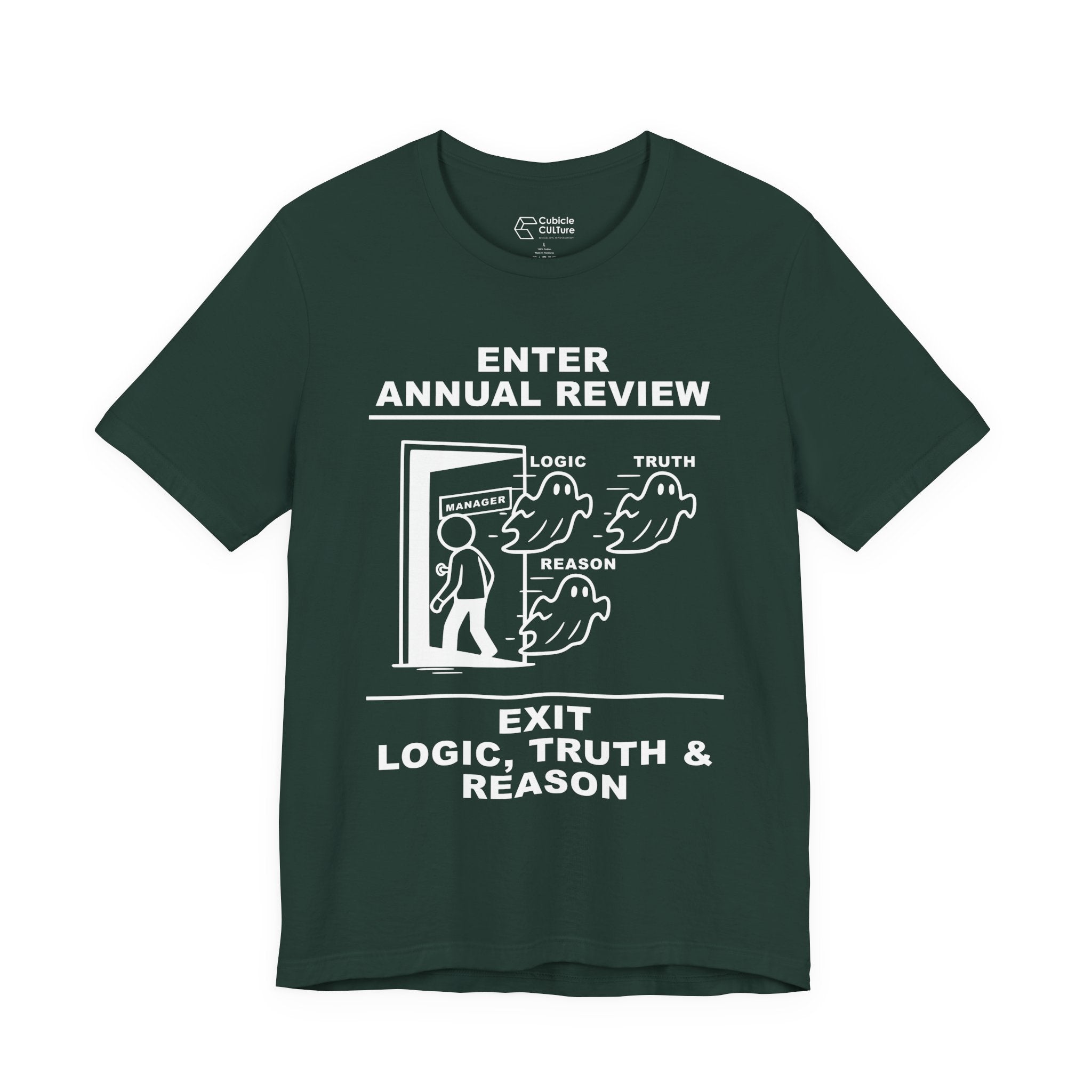 Annual Review T-Shirt – Cliffverse Office Humor Graphic Tee for Corporate Survivors