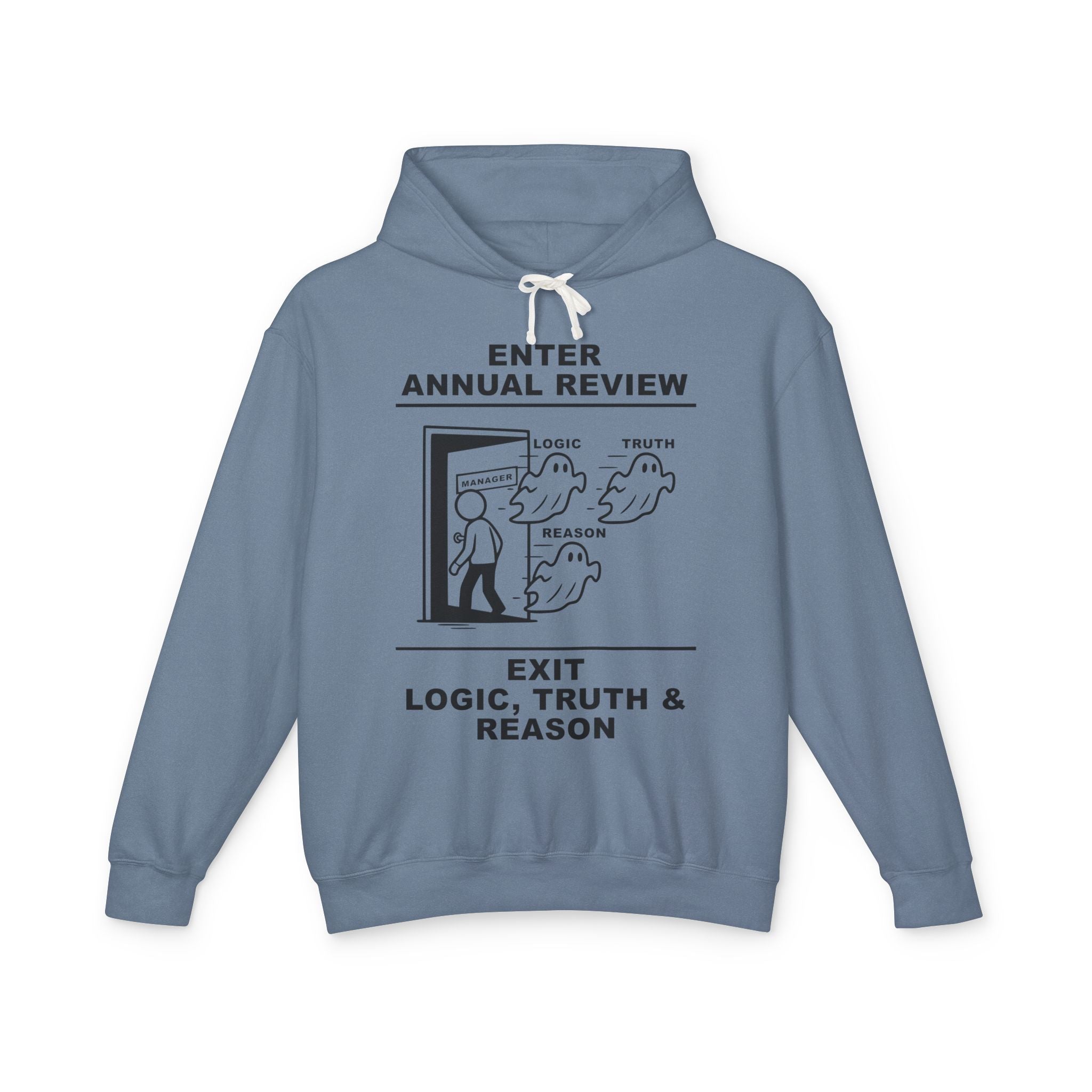 Annual Review Hoodie – Cliffverse Office Humor Hoodie for Corporate Survivors