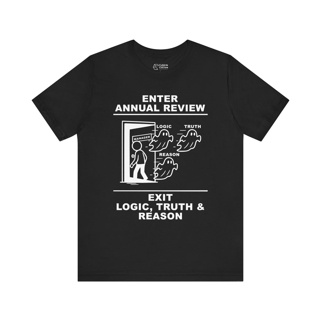 Annual Review T-Shirt – Cliffverse Office Humor Graphic Tee for Corporate Survivors