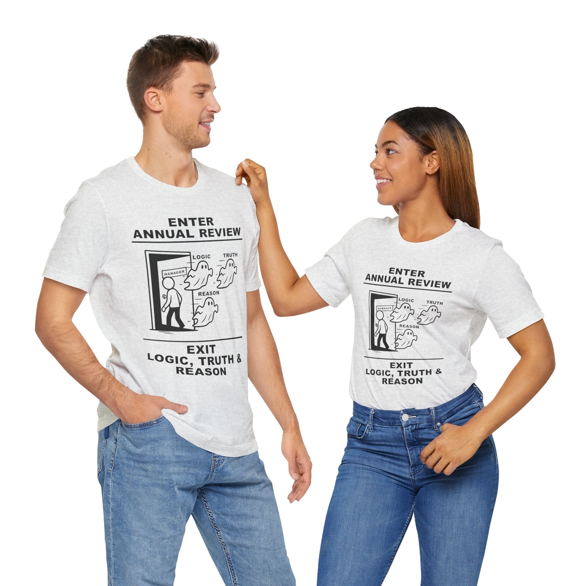Annual Review T-Shirt – Cliffverse Office Humor Graphic Tee for Corporate Survivors
