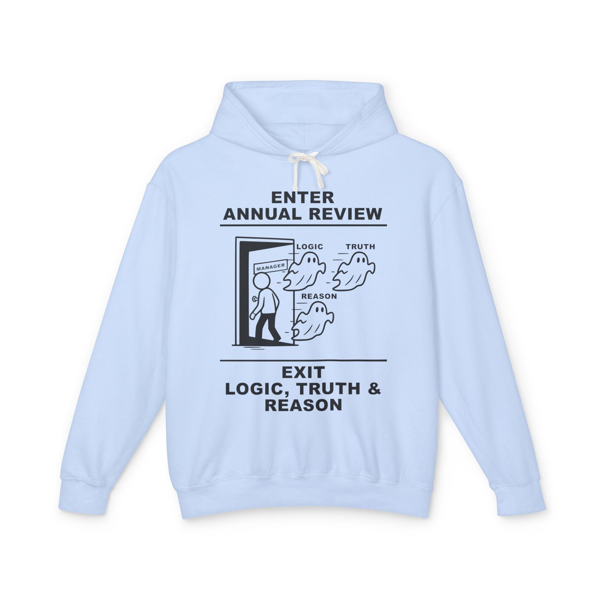 Annual Review Hoodie – Cliffverse Office Humor Hoodie for Corporate Survivors