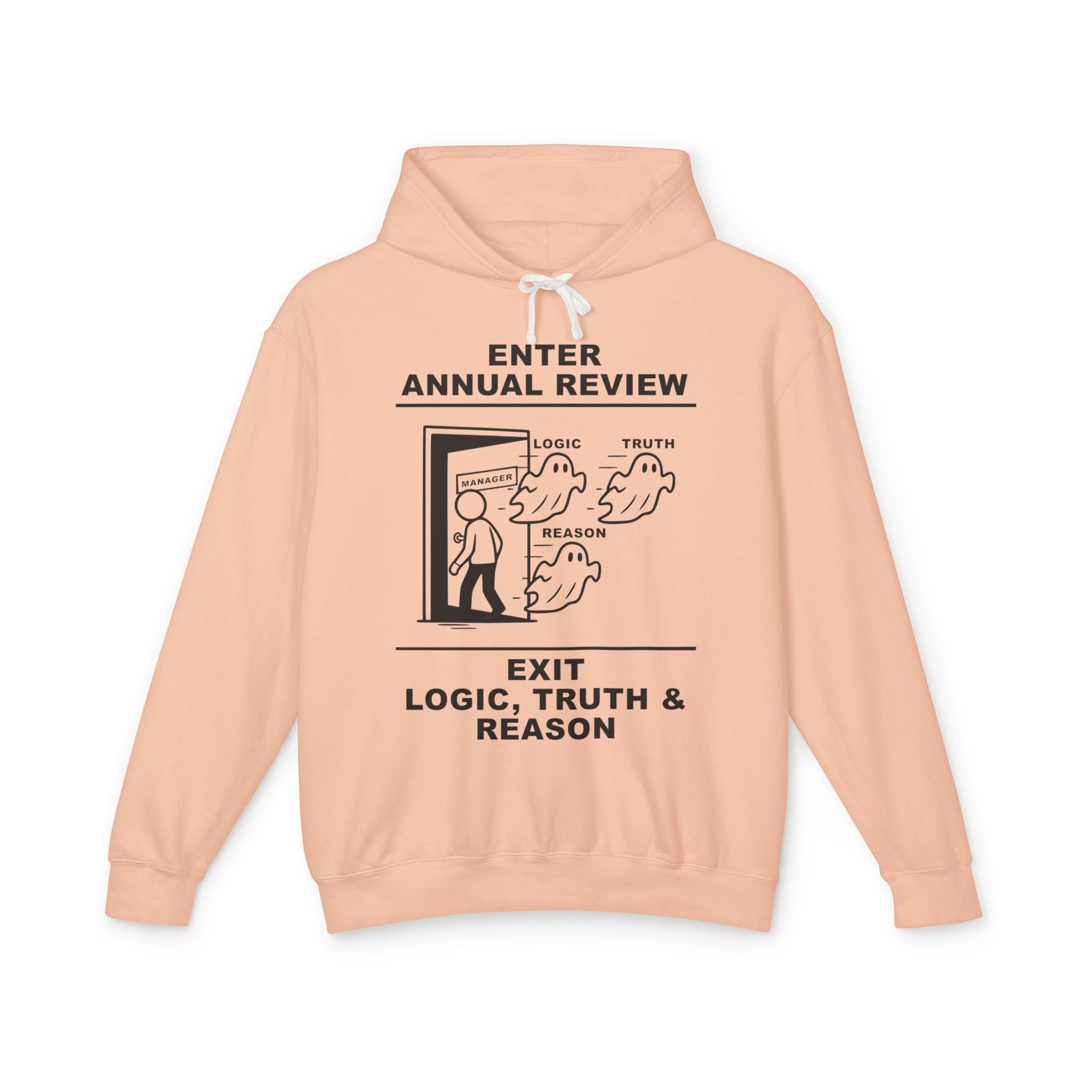 Annual Review Hoodie – Cliffverse Office Humor Hoodie for Corporate Survivors