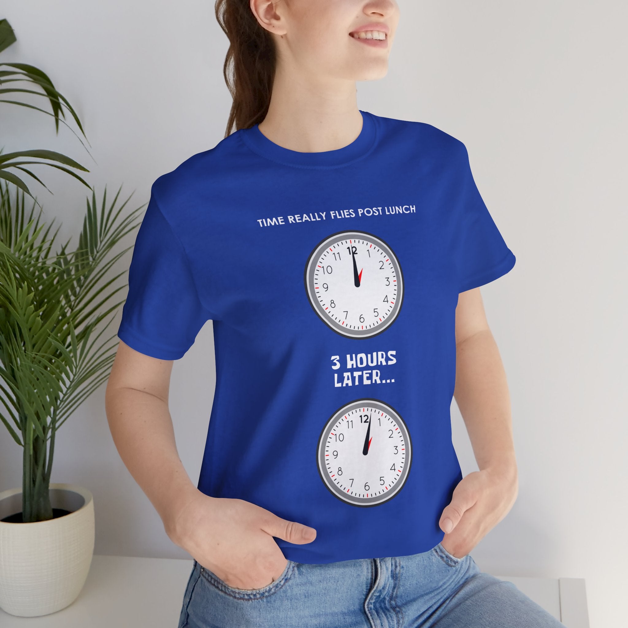 Post Lunch Woe T-Shirt – Dark Humor Afternoon Slump Graphic Tee