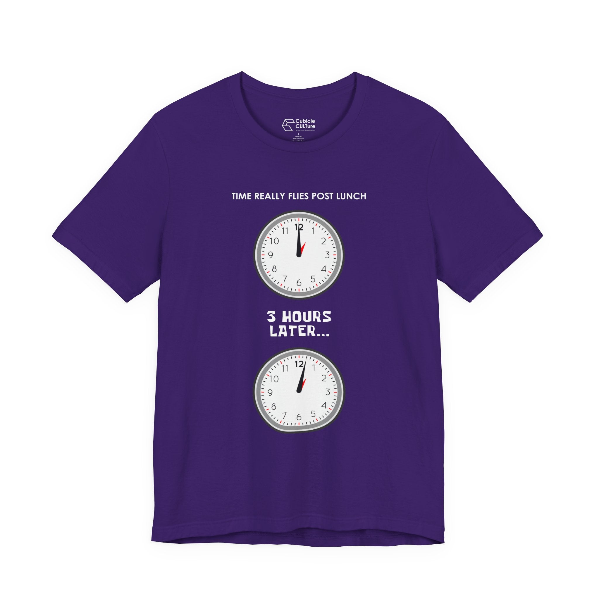Post Lunch Woe T-Shirt – Dark Humor Afternoon Slump Graphic Tee