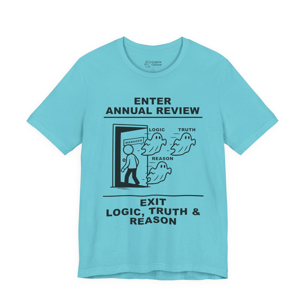 Annual Review T-Shirt – Cliffverse Office Humor Graphic Tee for Corporate Survivors
