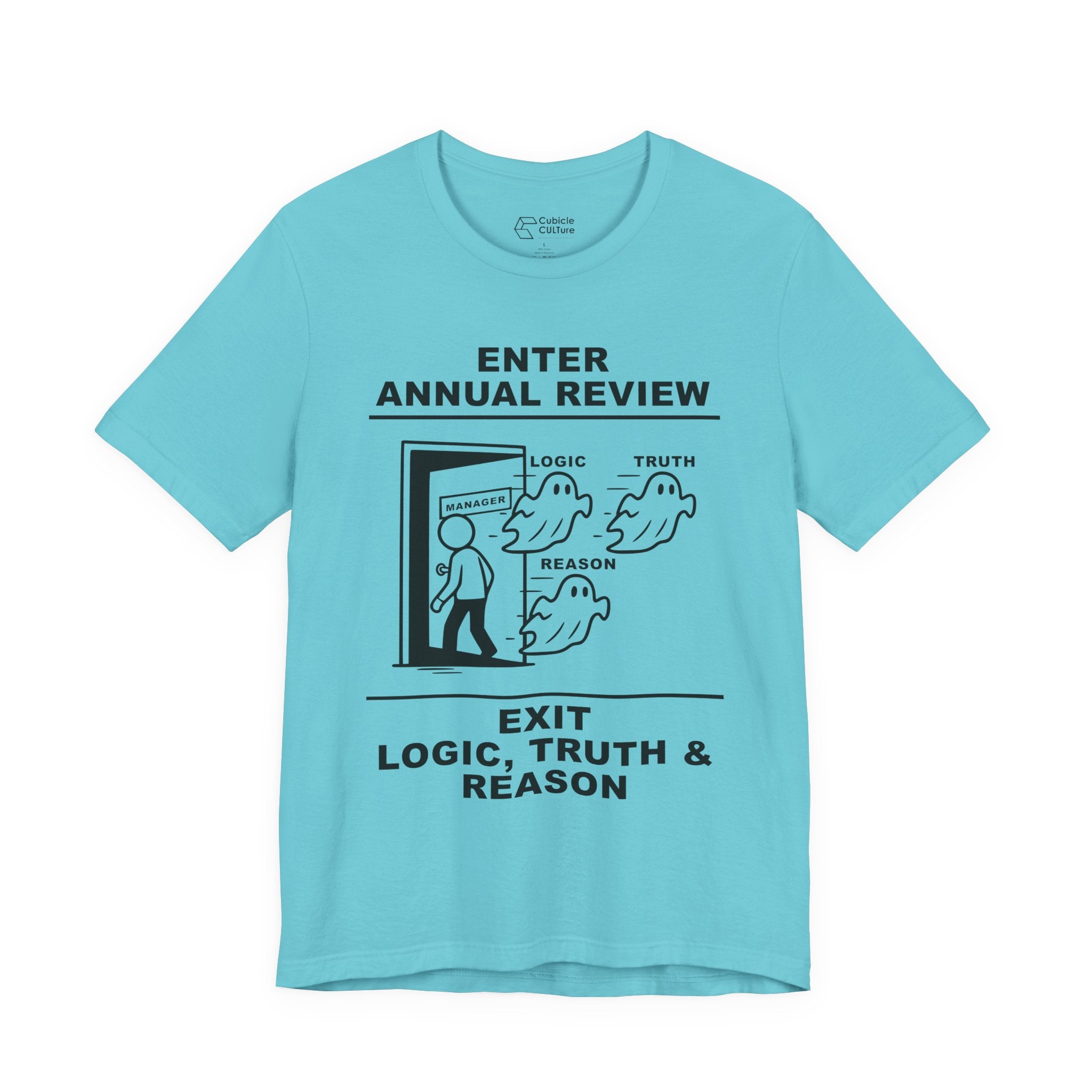 Annual Review T-Shirt – Cliffverse Office Humor Graphic Tee for Corporate Survivors