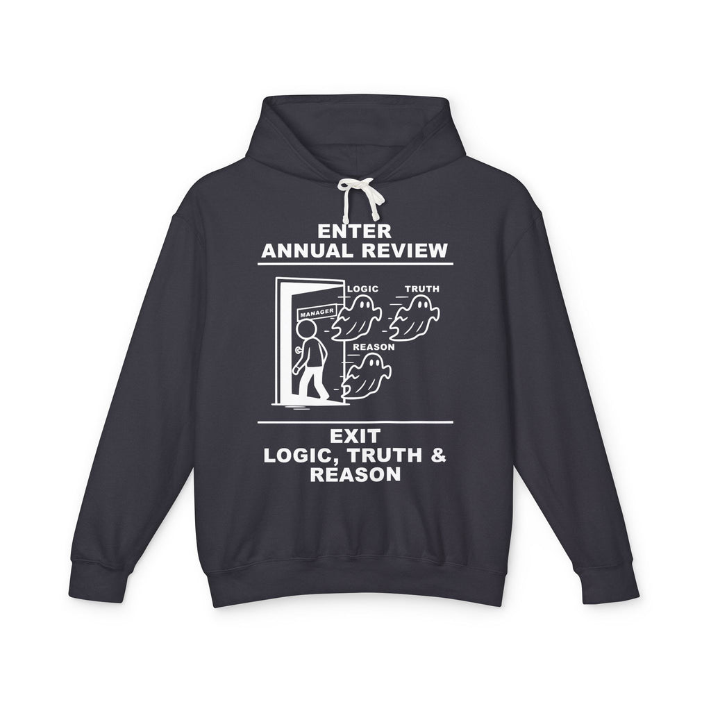 Annual Review Hoodie – Cliffverse Office Humor Hoodie for Corporate Survivors