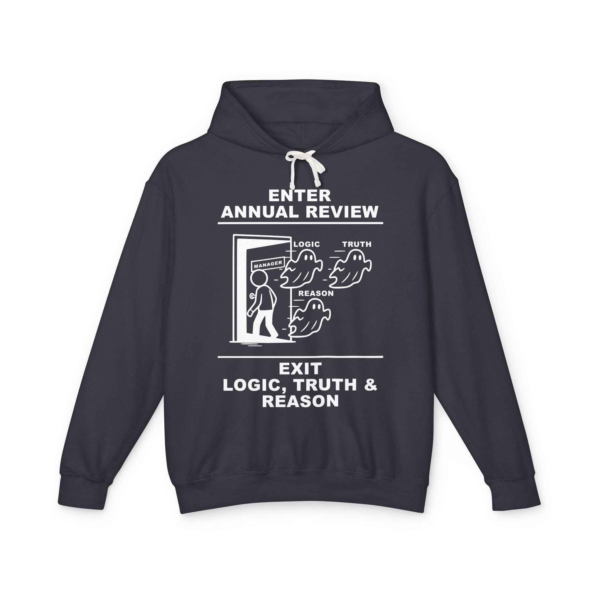 Annual Review Hoodie – Cliffverse Office Humor Hoodie for Corporate Survivors