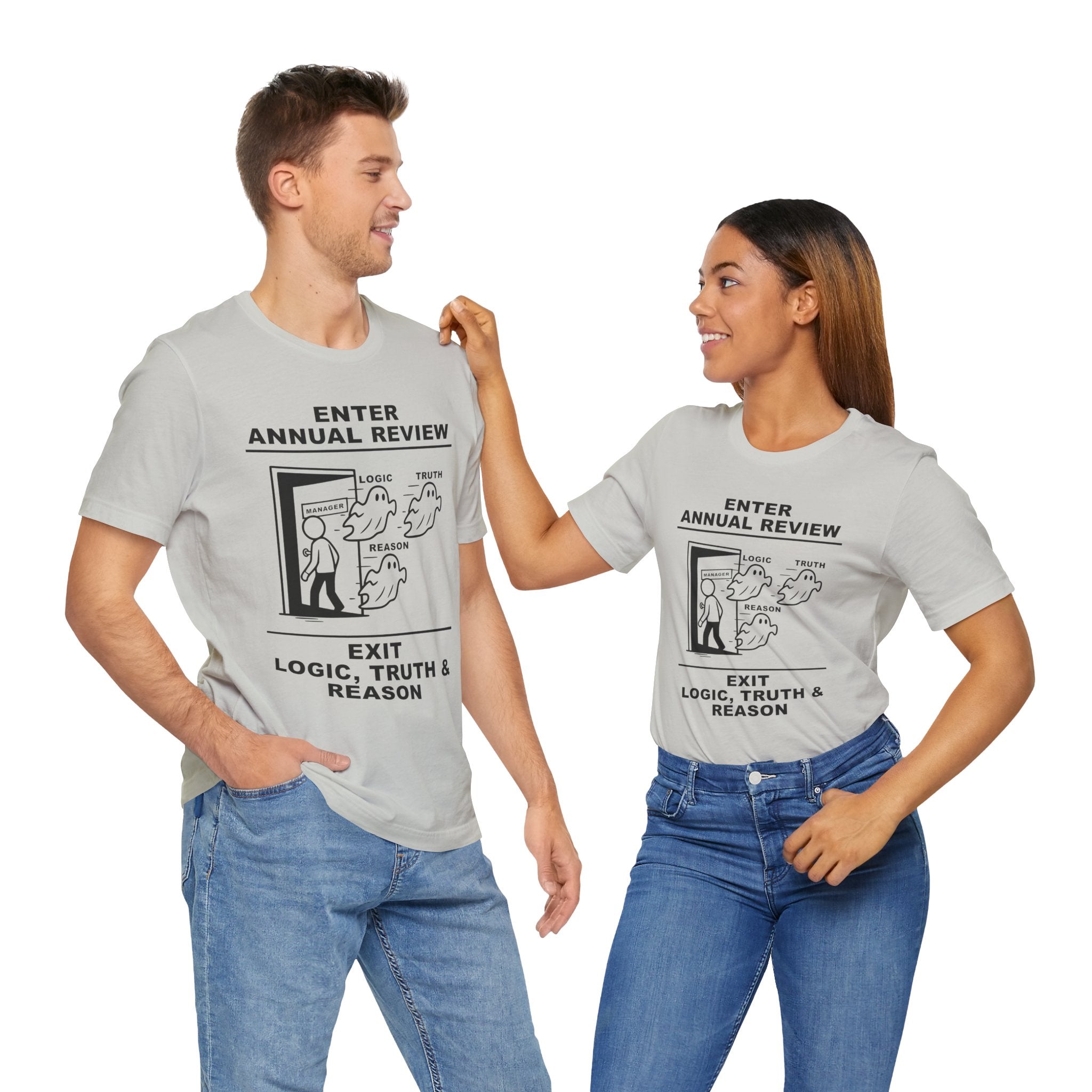Annual Review T-Shirt – Cliffverse Office Humor Graphic Tee for Corporate Survivors