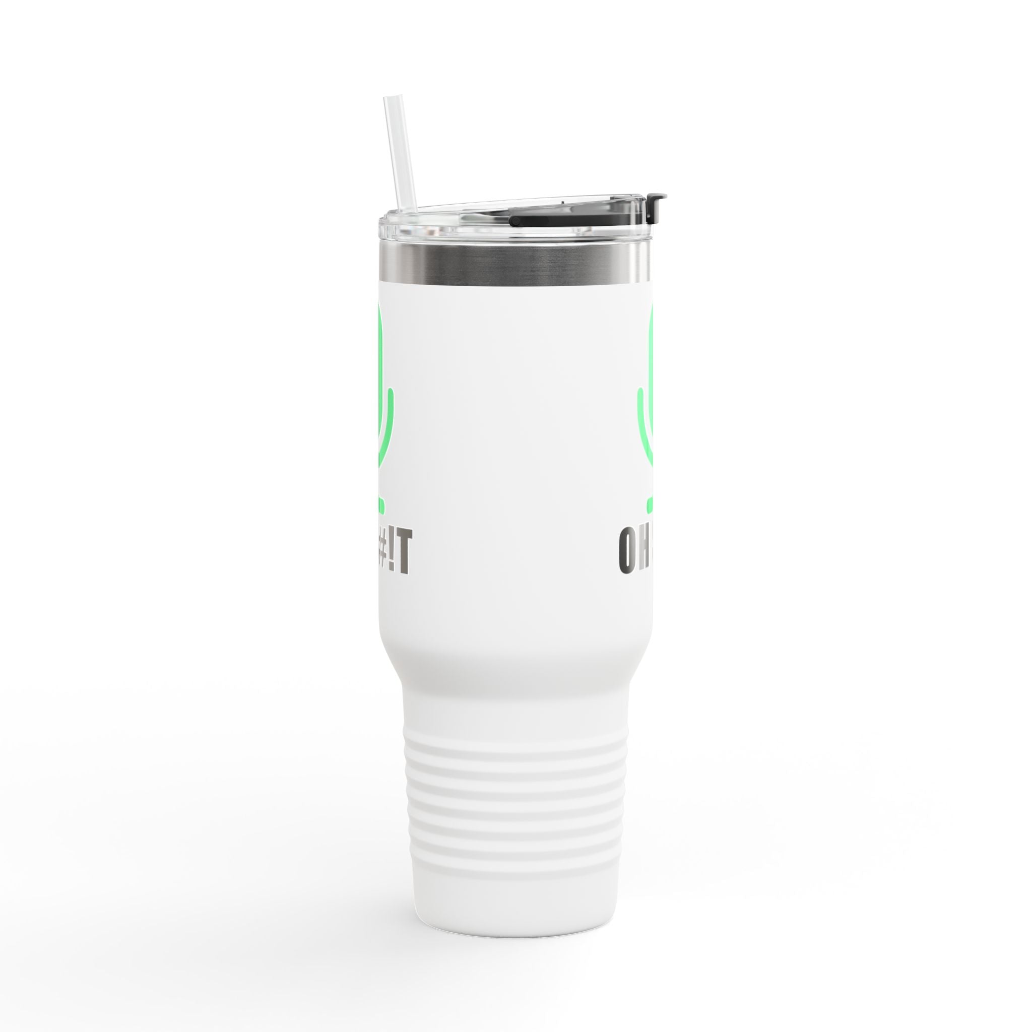 OH S#!T Travel Mug – Hot Mic Zoom Meeting Horror Tumbler