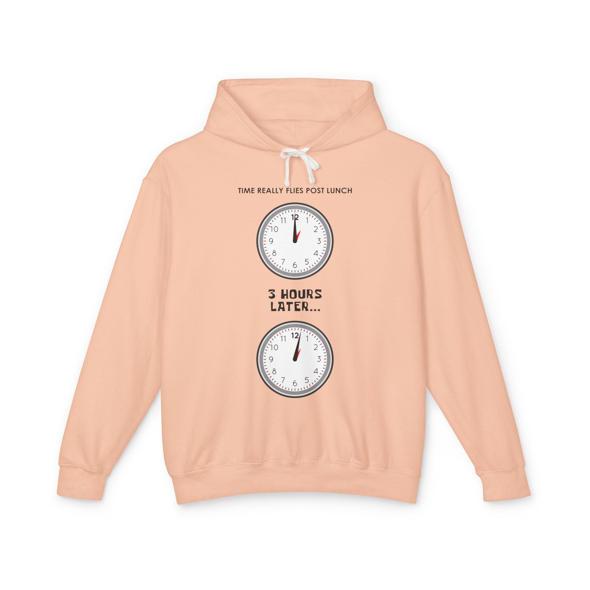 Post Lunch Woe Hoodie – Dark Humor Office Survival Sweatshirt