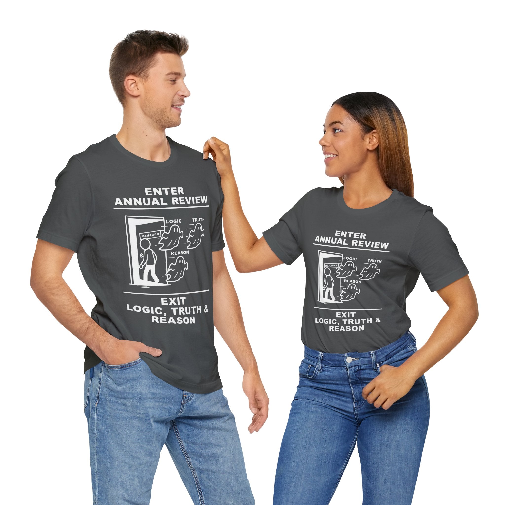 Annual Review T-Shirt – Cliffverse Office Humor Graphic Tee for Corporate Survivors