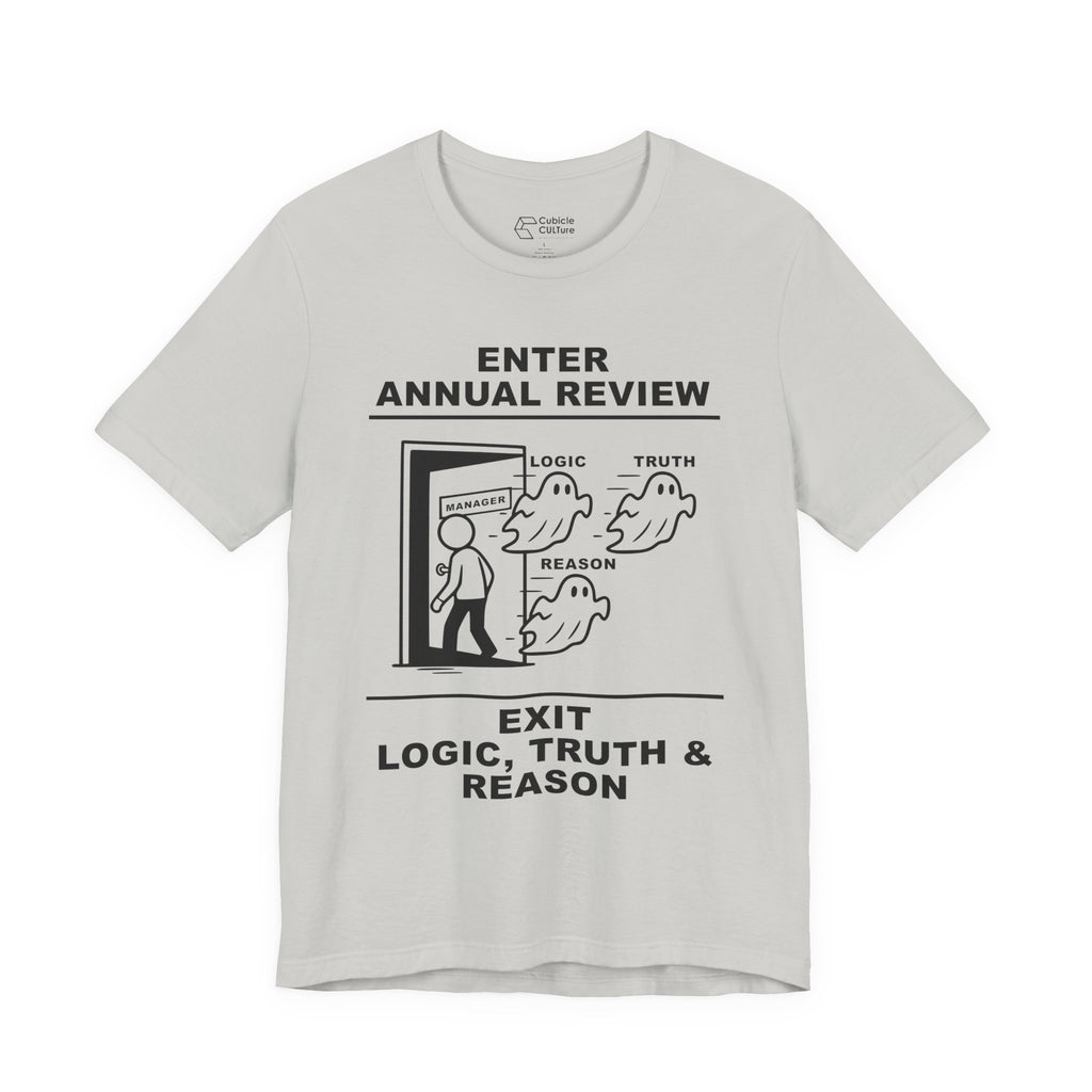 Annual Review T-Shirt – Cliffverse Office Humor Graphic Tee for Corporate Survivors