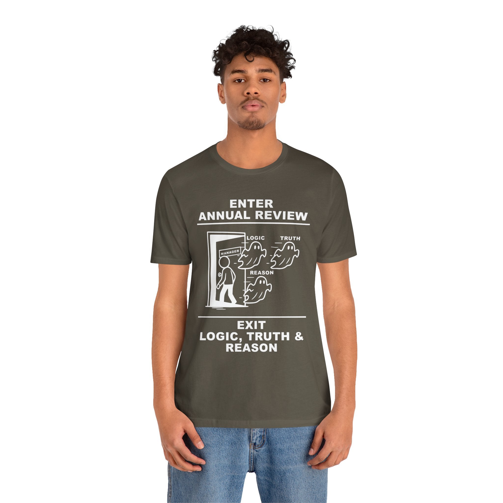 Annual Review T-Shirt – Cliffverse Office Humor Graphic Tee for Corporate Survivors
