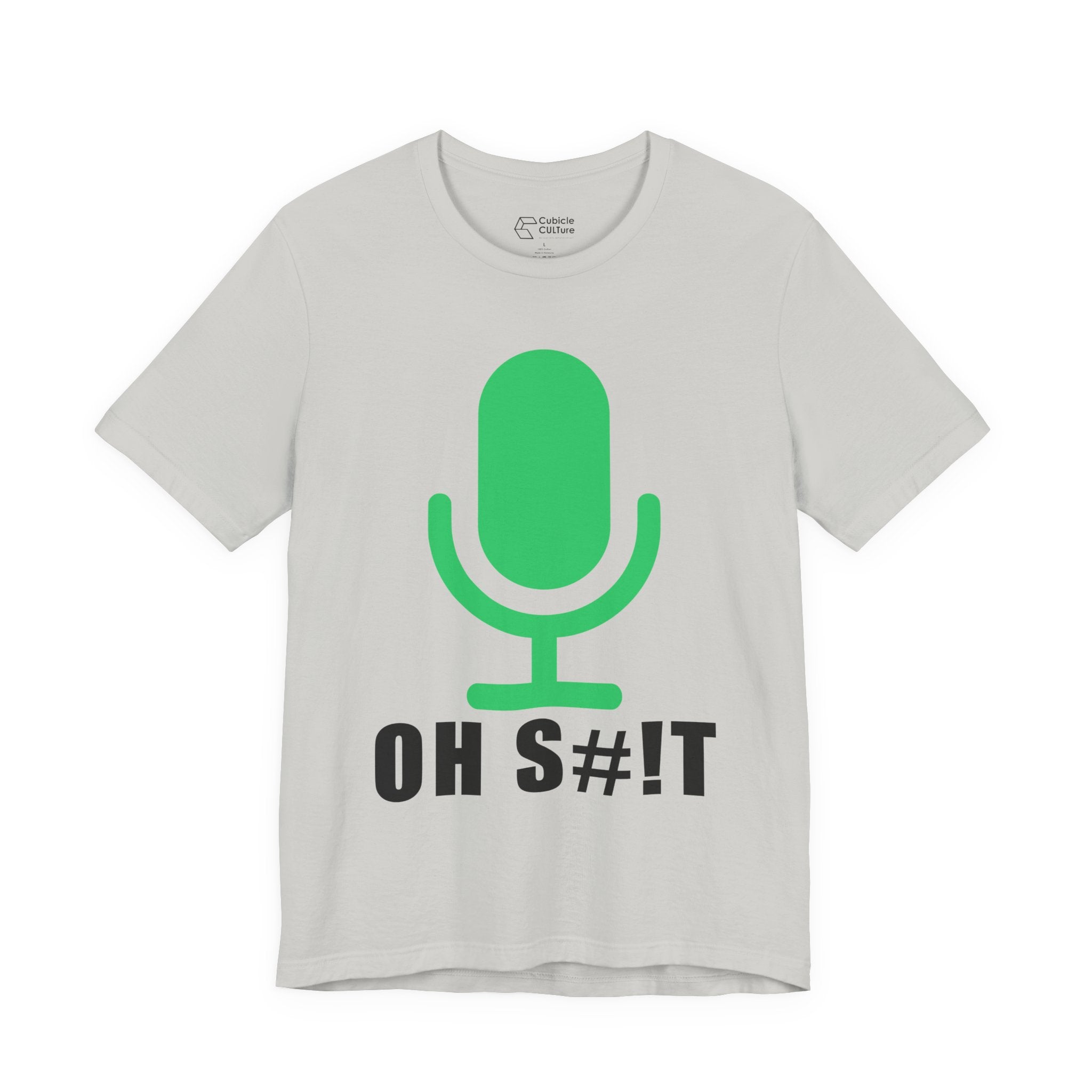 OH S#!T T-Shirt – Hot Mic Zoom Meeting Horror Graphic Tee