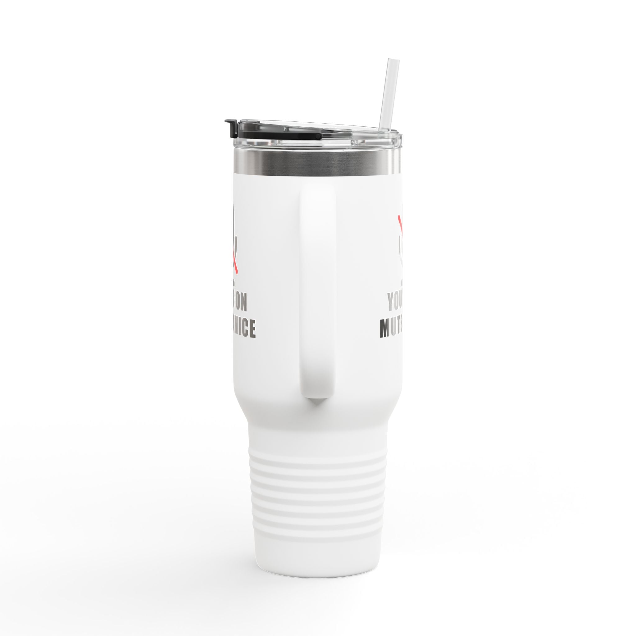 You’re On Mute, Janice Travel Mug – Funny Zoom Meeting Office Humor Tumbler