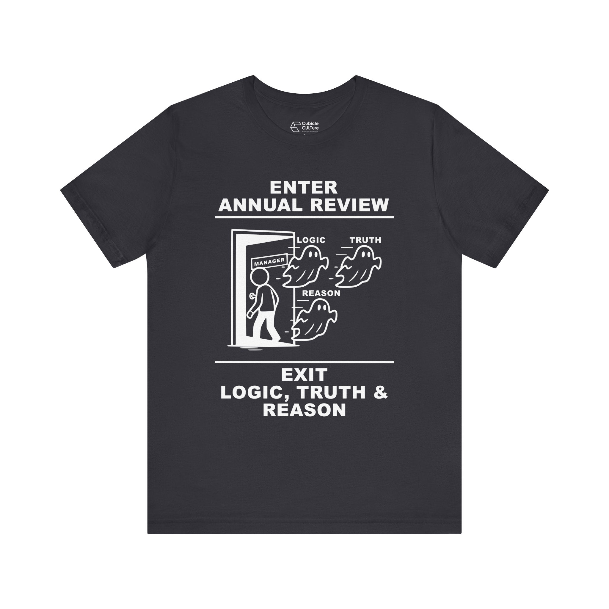Annual Review T-Shirt – Cliffverse Office Humor Graphic Tee for Corporate Survivors